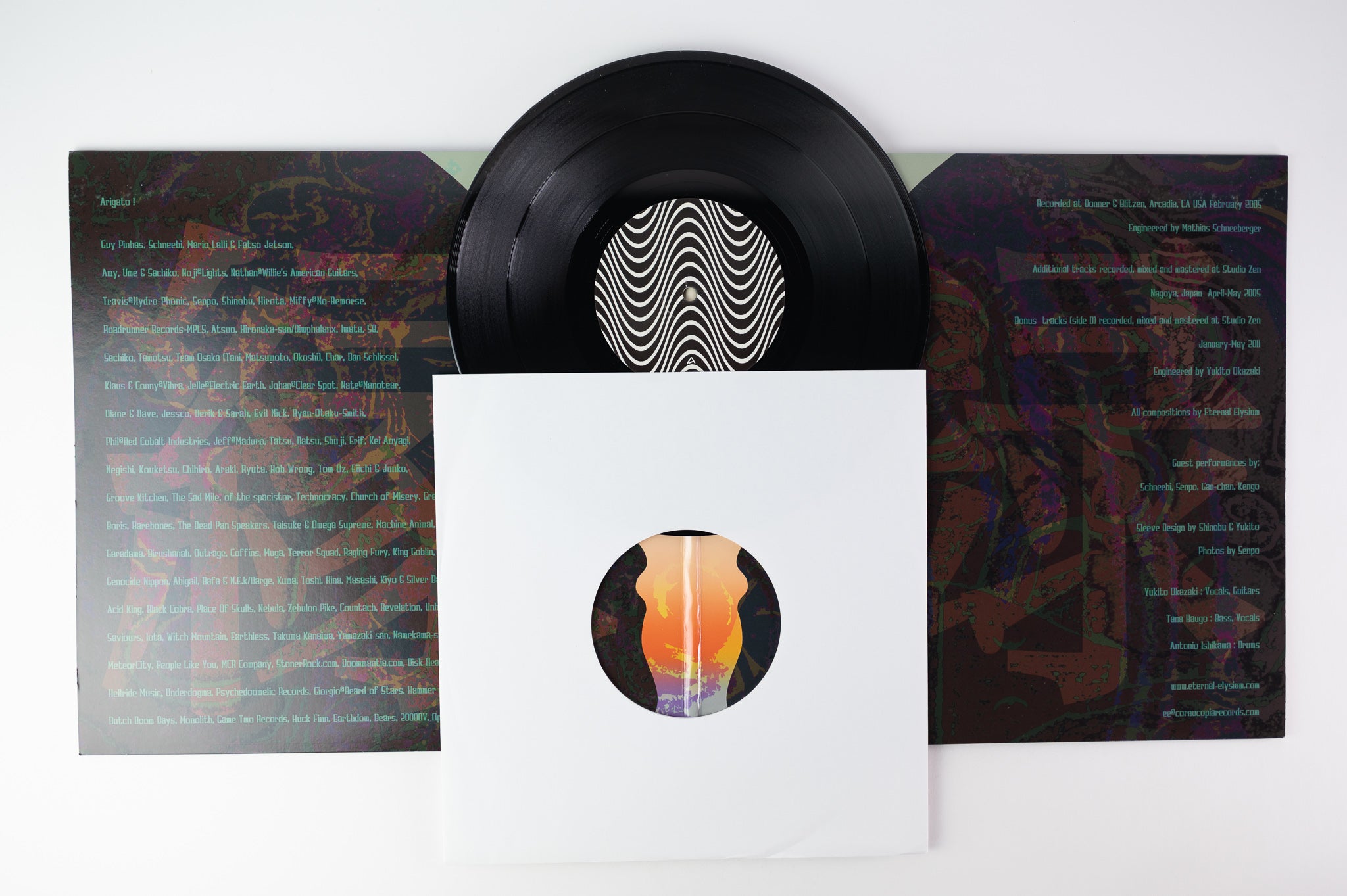 Eternal Elysium - Searching Low & High on Hyrdo-Phonic Limited Blue and Violet With Bonus 10"