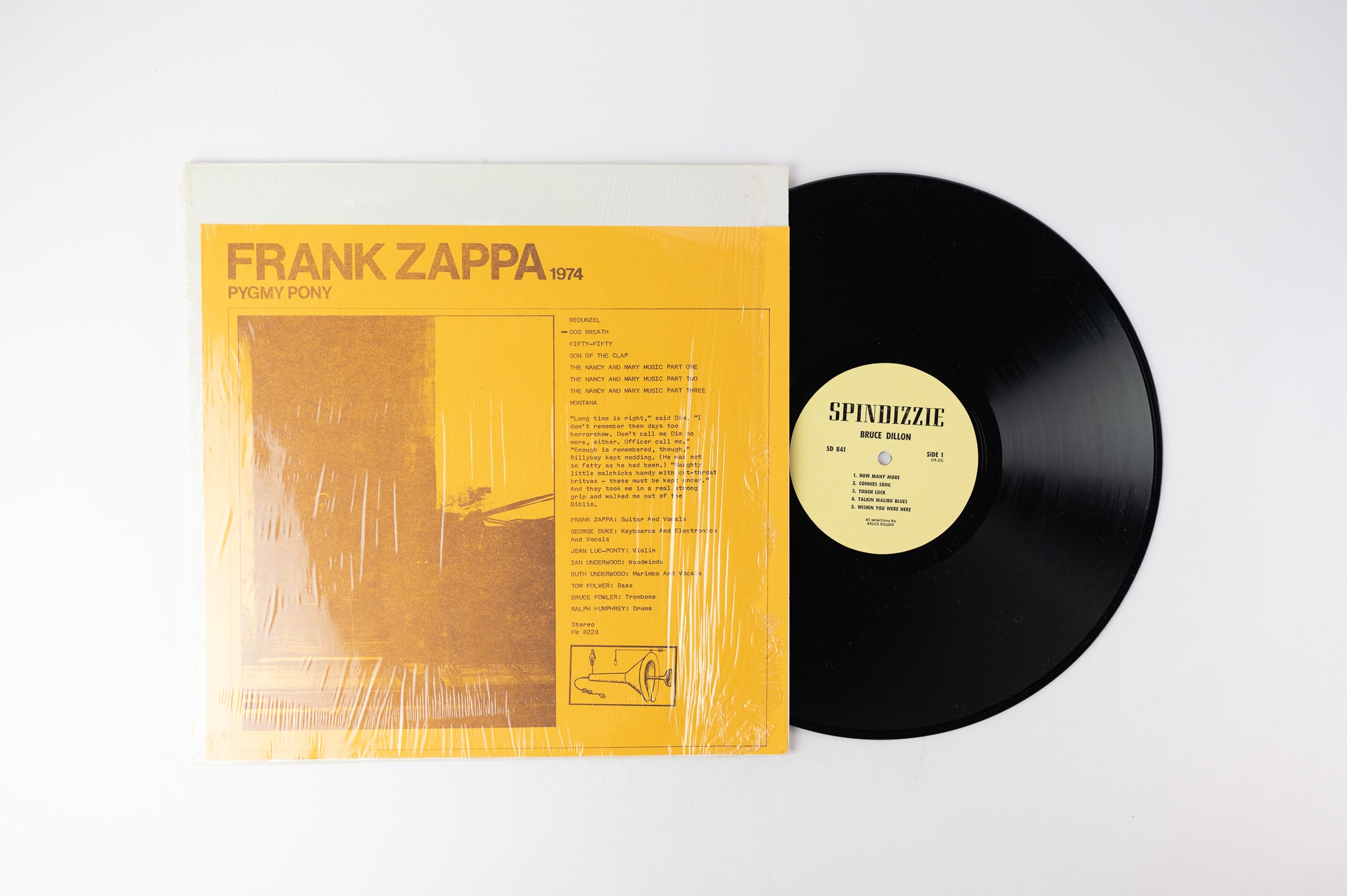 Frank Zappa - Pygmy Pony on Spindizzle Unofficial Release