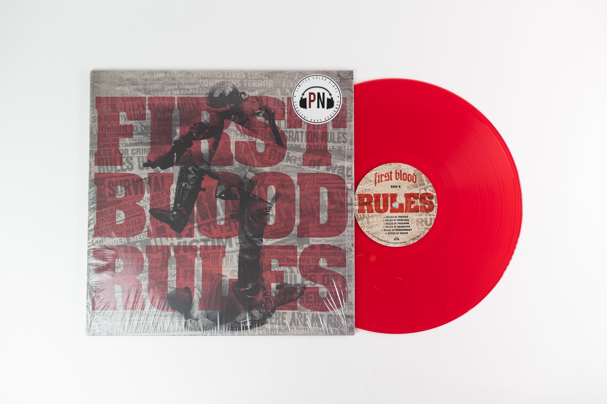 First Blood - Rules on Pure Noise Records - Red Vinyl