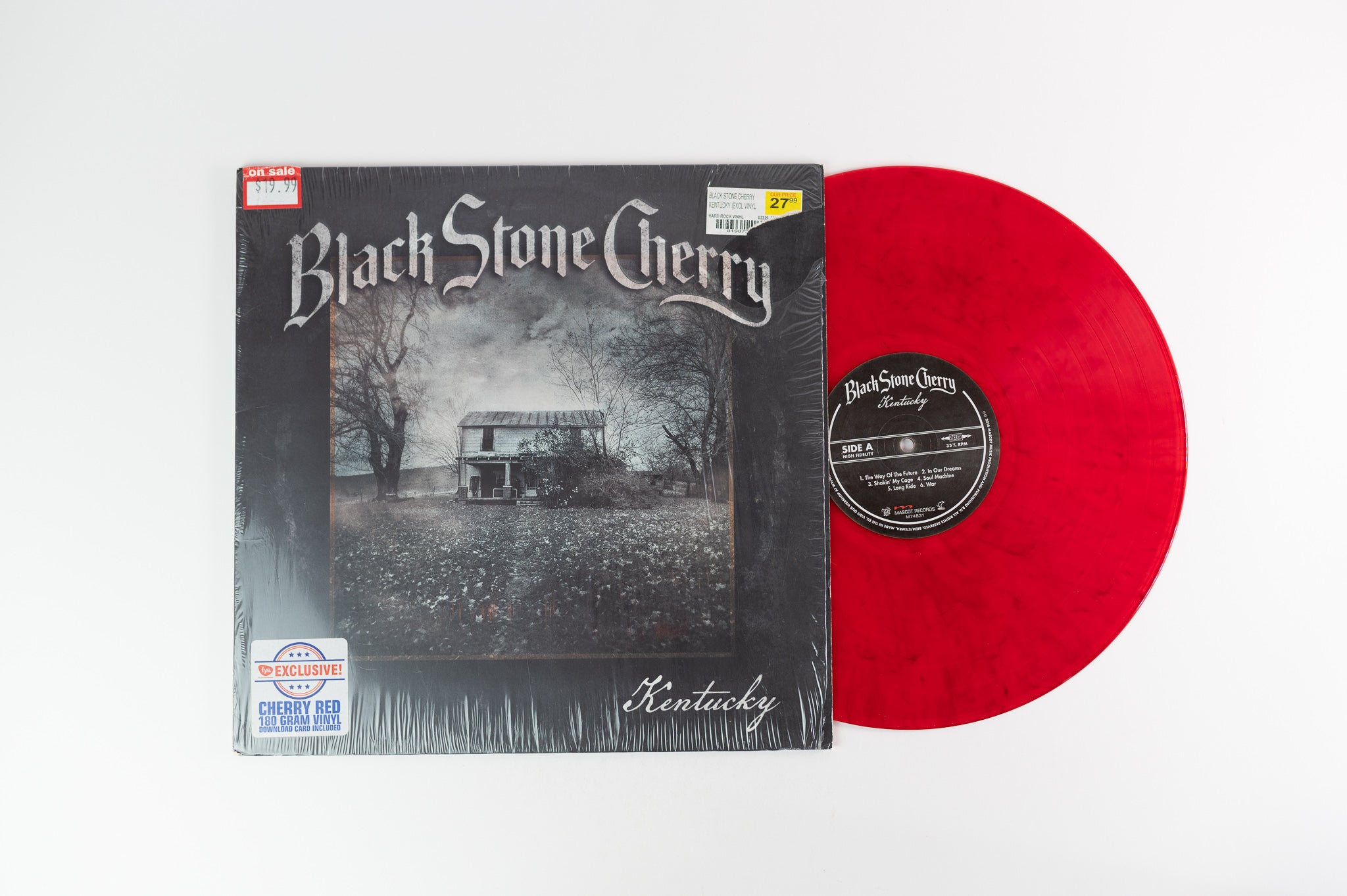 Black Stone Cherry - Kentucky on Mascot Records - Red Vinyl