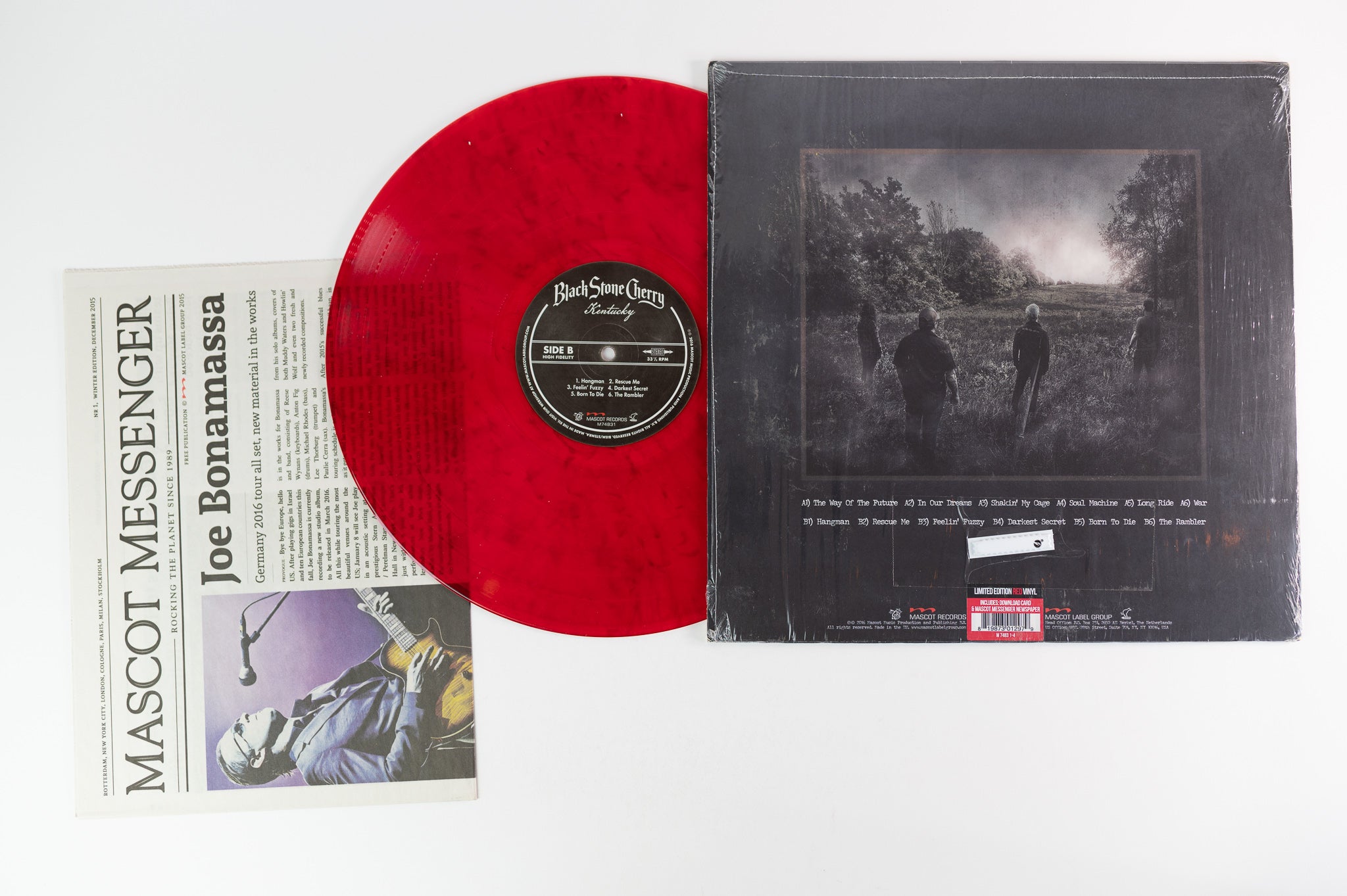 Black Stone Cherry - Kentucky on Mascot Records - Red Vinyl
