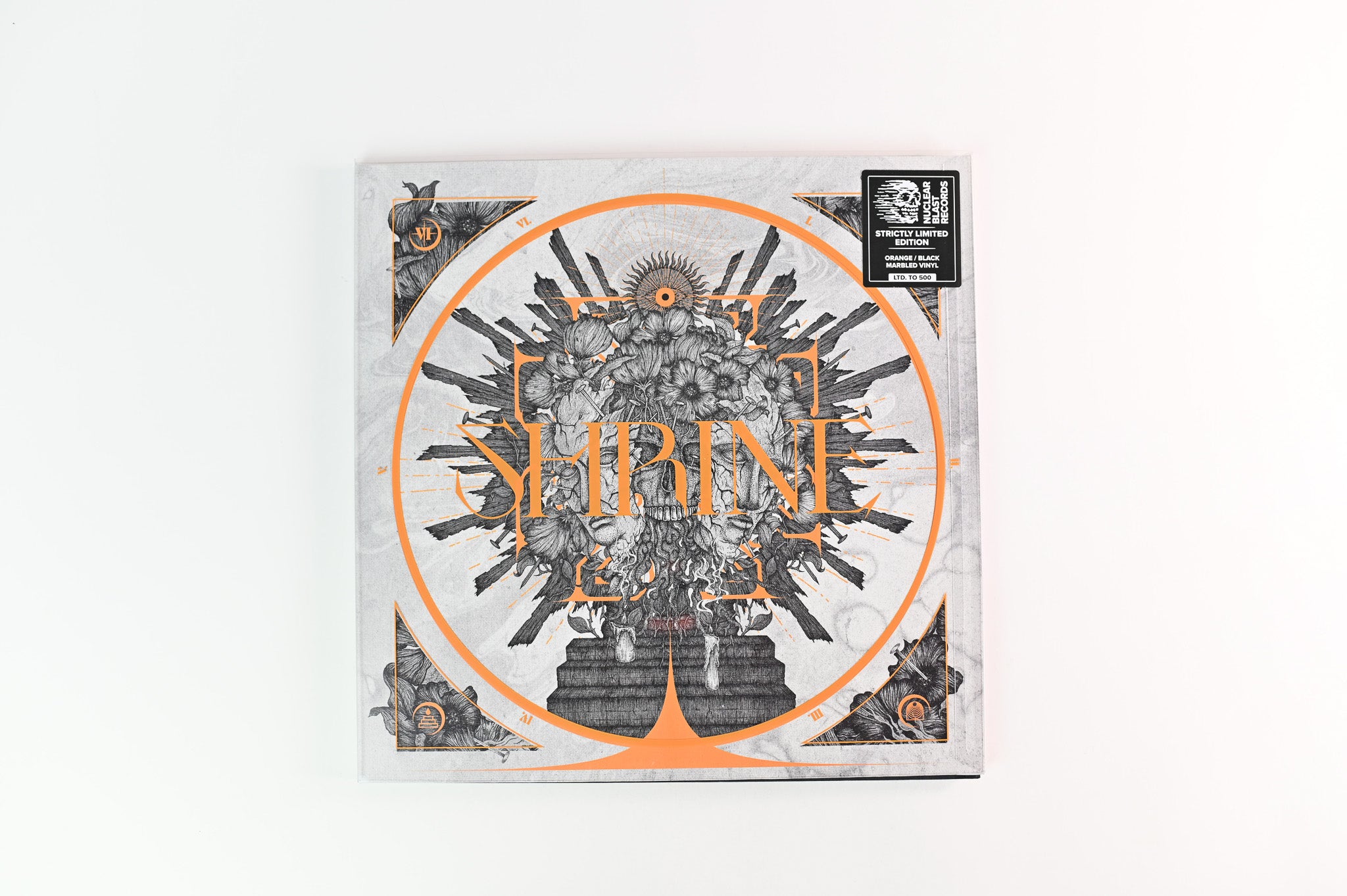 Bleed From Within - Shrine on Nuclear Blast Ltd Orange / Black Marbled