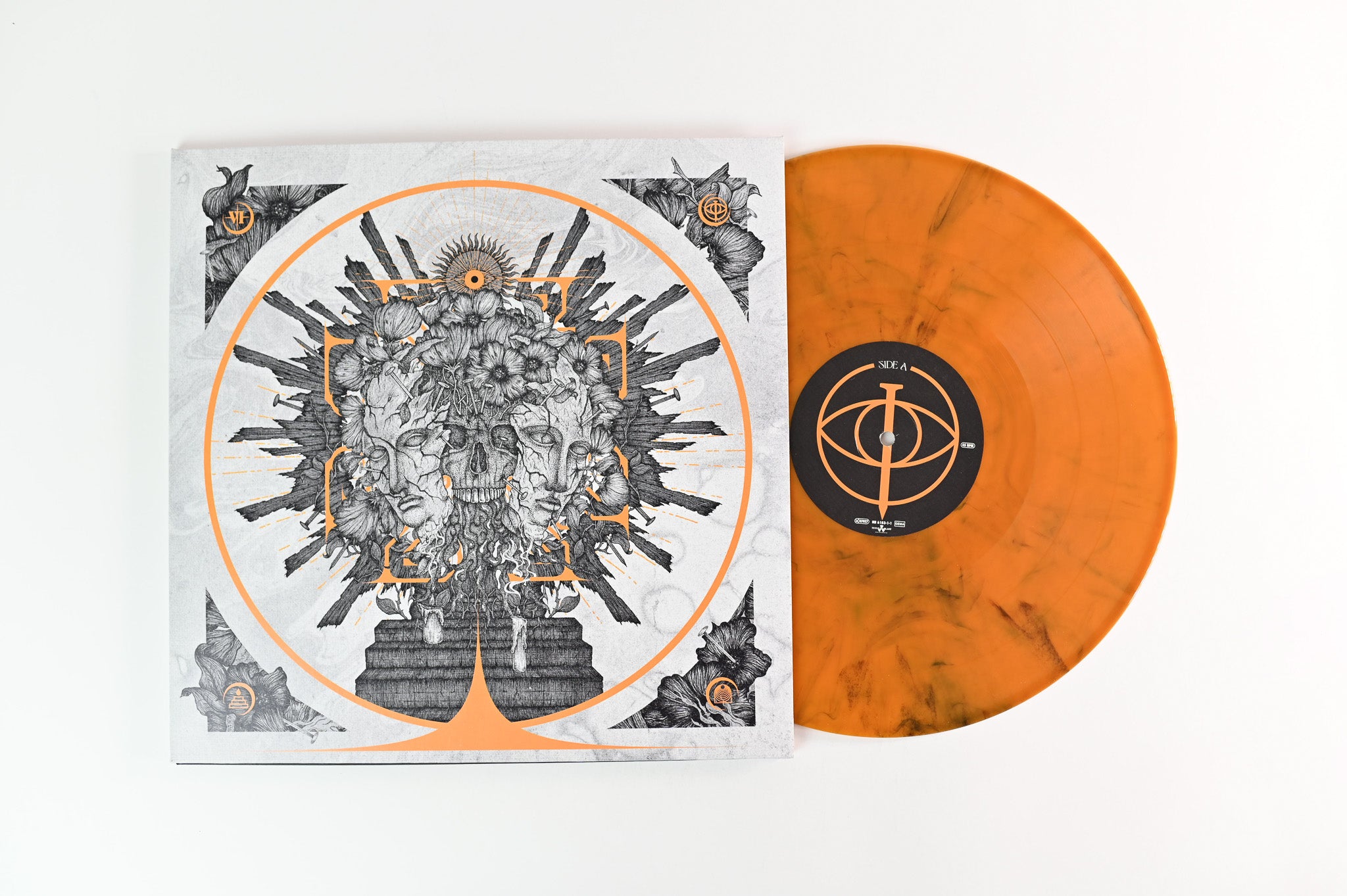 Bleed From Within - Shrine on Nuclear Blast Ltd Orange / Black Marbled