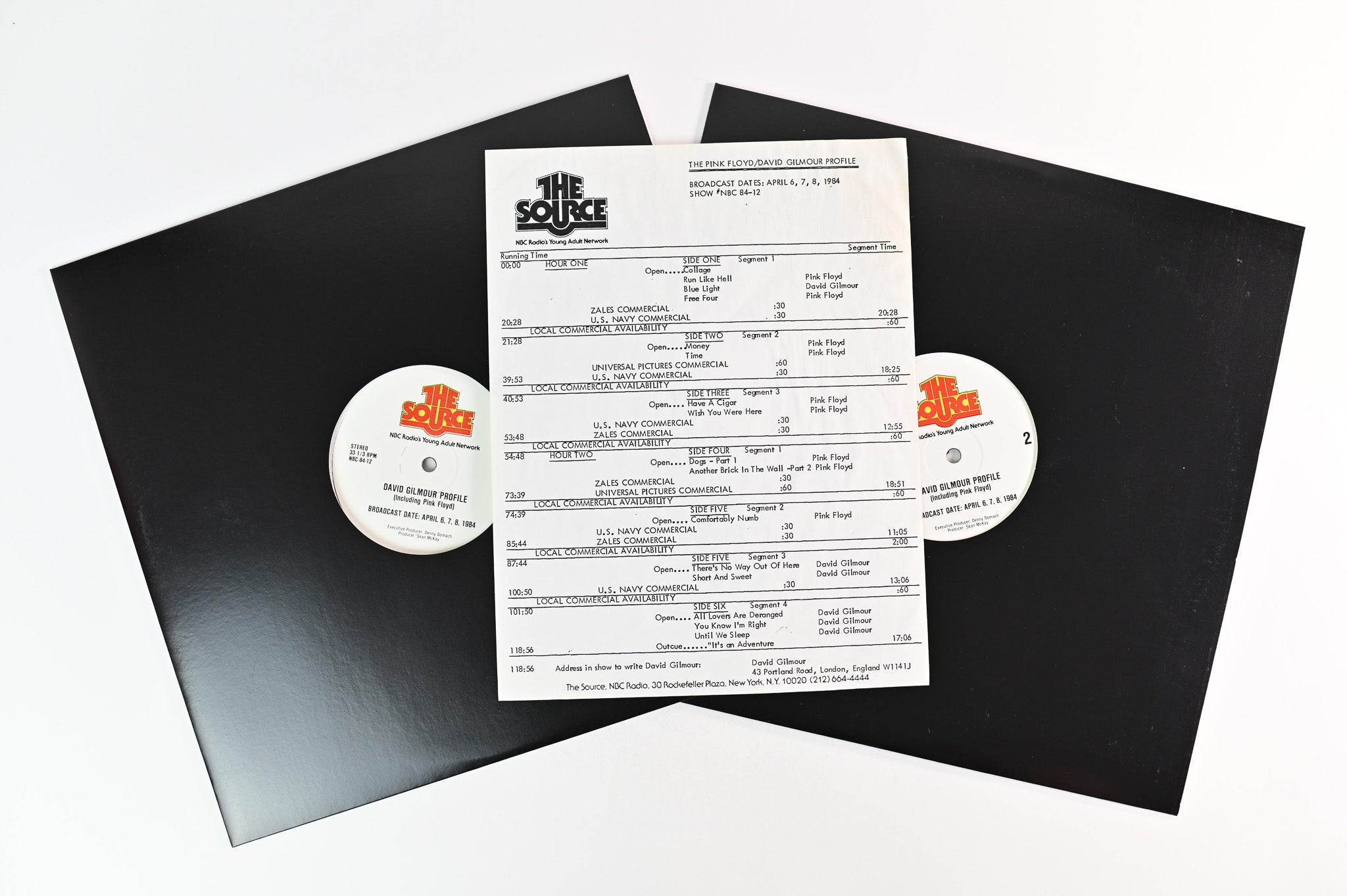 David Gilmour Profile / Pink Floyd - The Source Radio Show April 1984