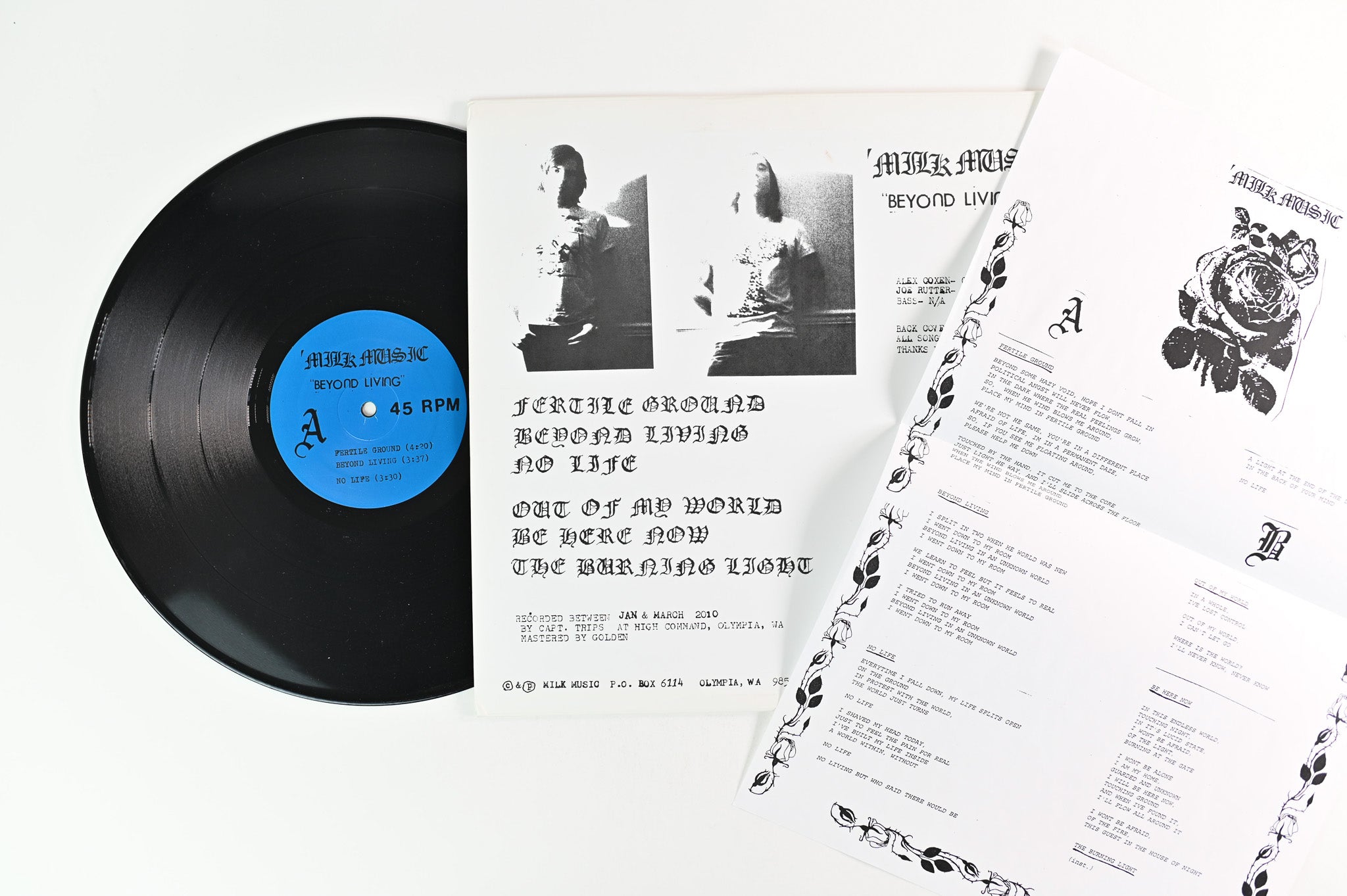 Milk Music - Beyond Living Private Press EP