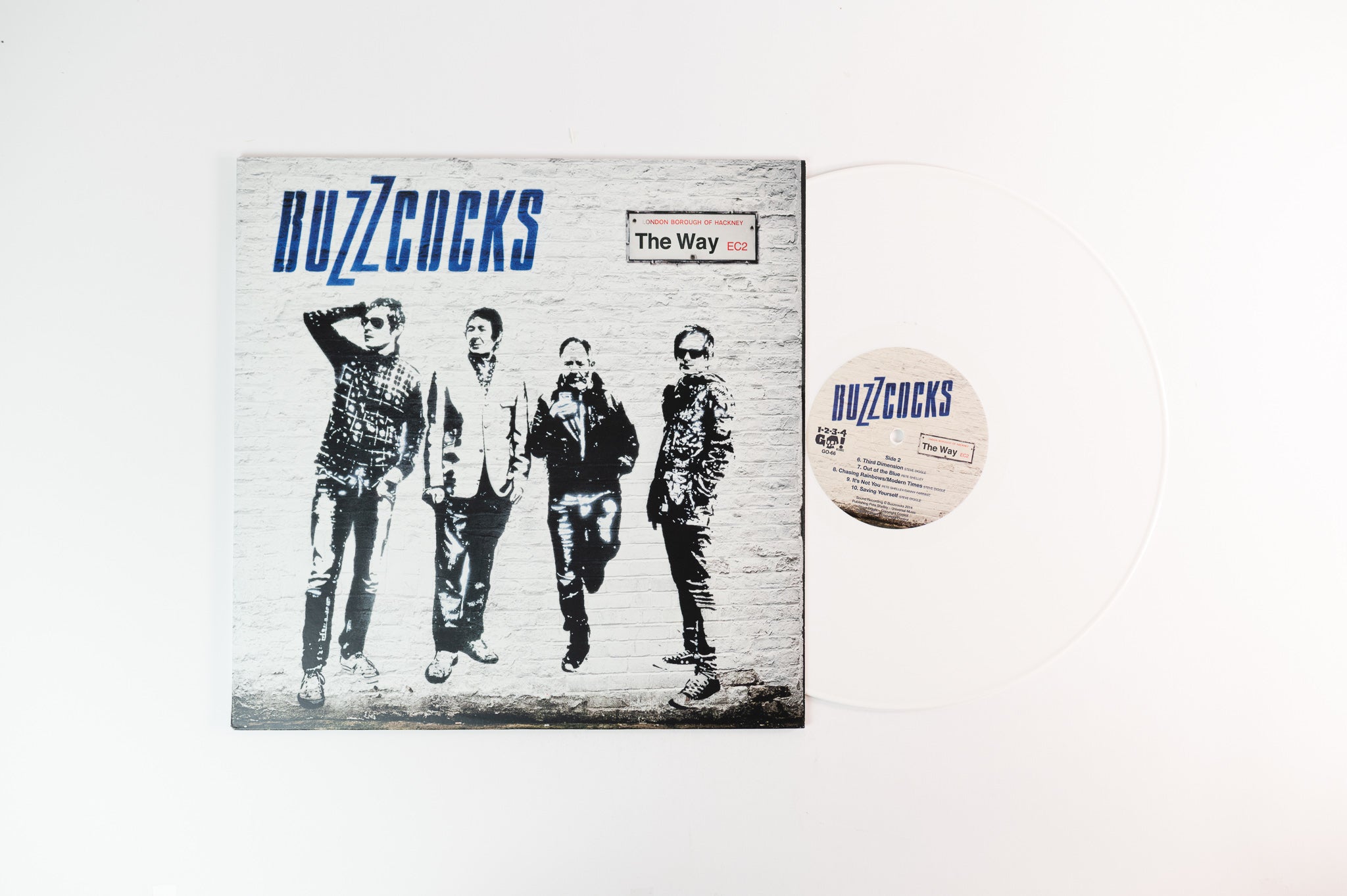 Buzzcocks - The Way on 1-2-3-4 Go! Records - White Vinyl