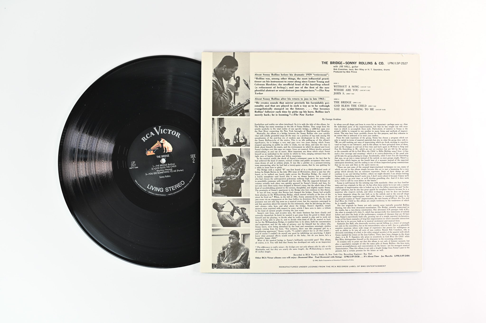 Sonny Rollins - The Bridge on RCA 180 Gram Classic Records Reissue