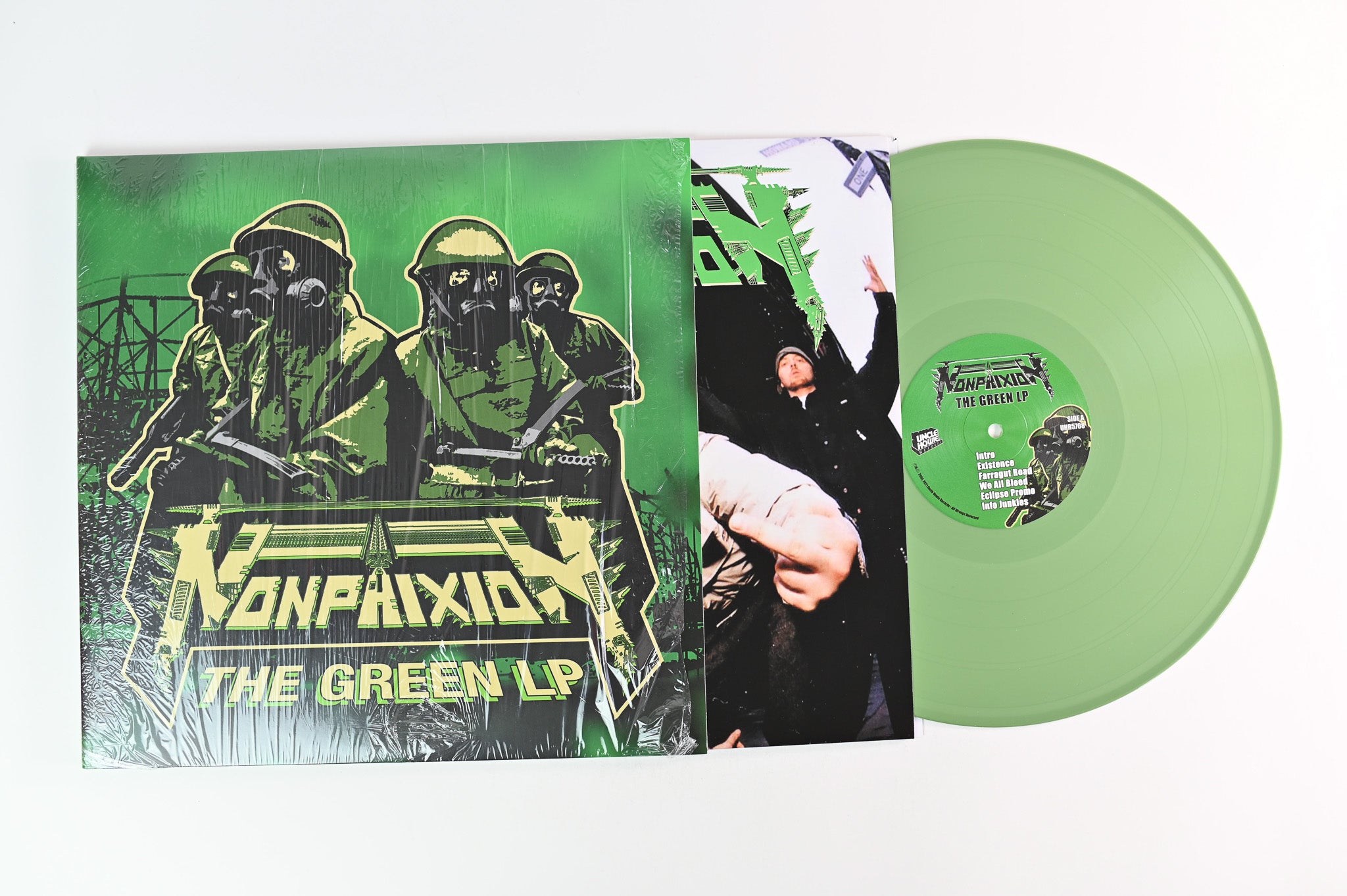 Non Phixion - The Green LP on Uncle Howie Ltd Olive Green