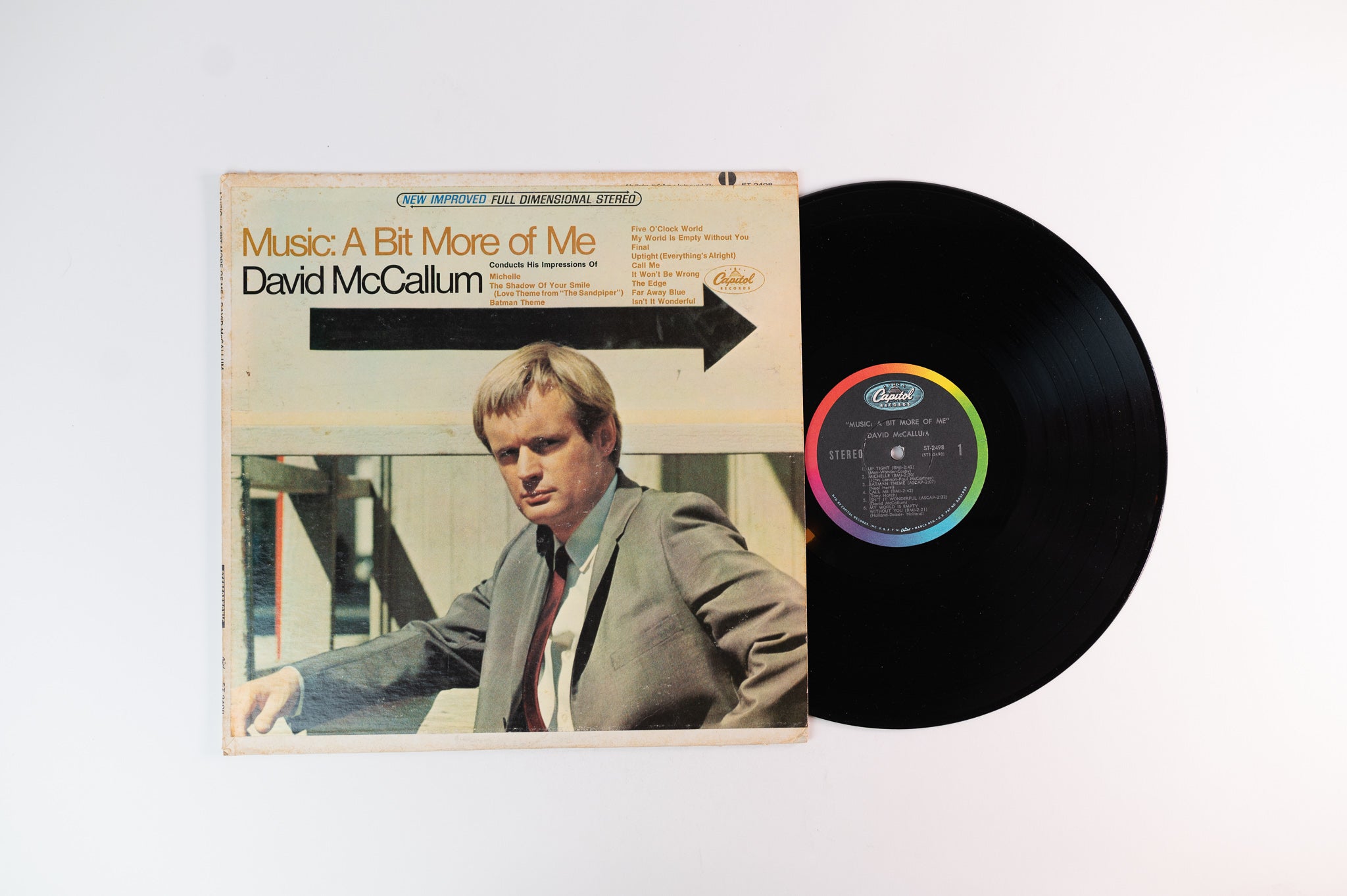David McCallum - Music: A Bit More Of Me on Capitol Stereo David Axelrod