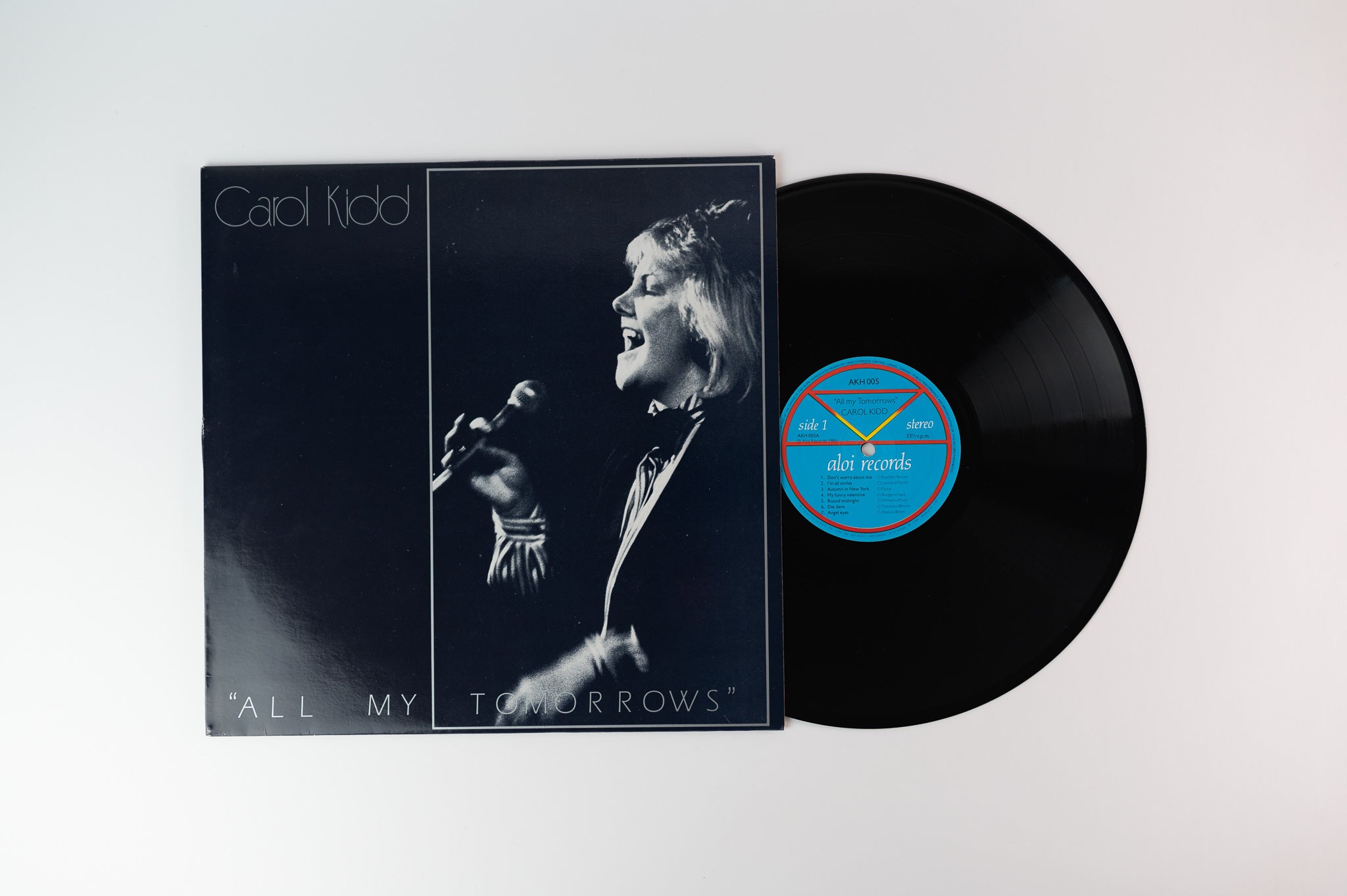 CAROL KIDD / ALL MY TOMORROW LPレコード Carol Kidd - All My Tomorrows on Aloi Records