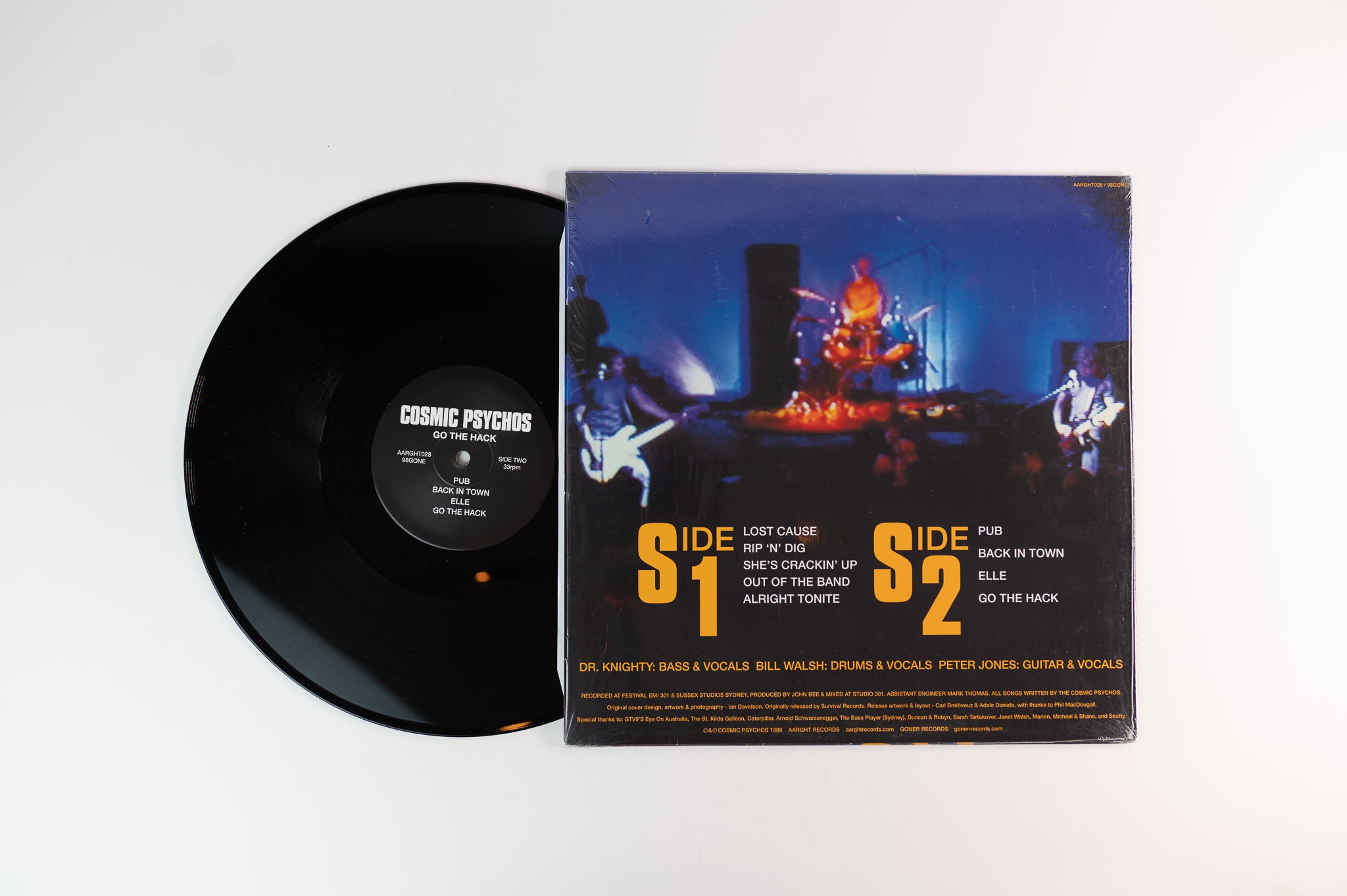 Cosmic Psychos - Go The Hack on Aarght! Goner Reissue