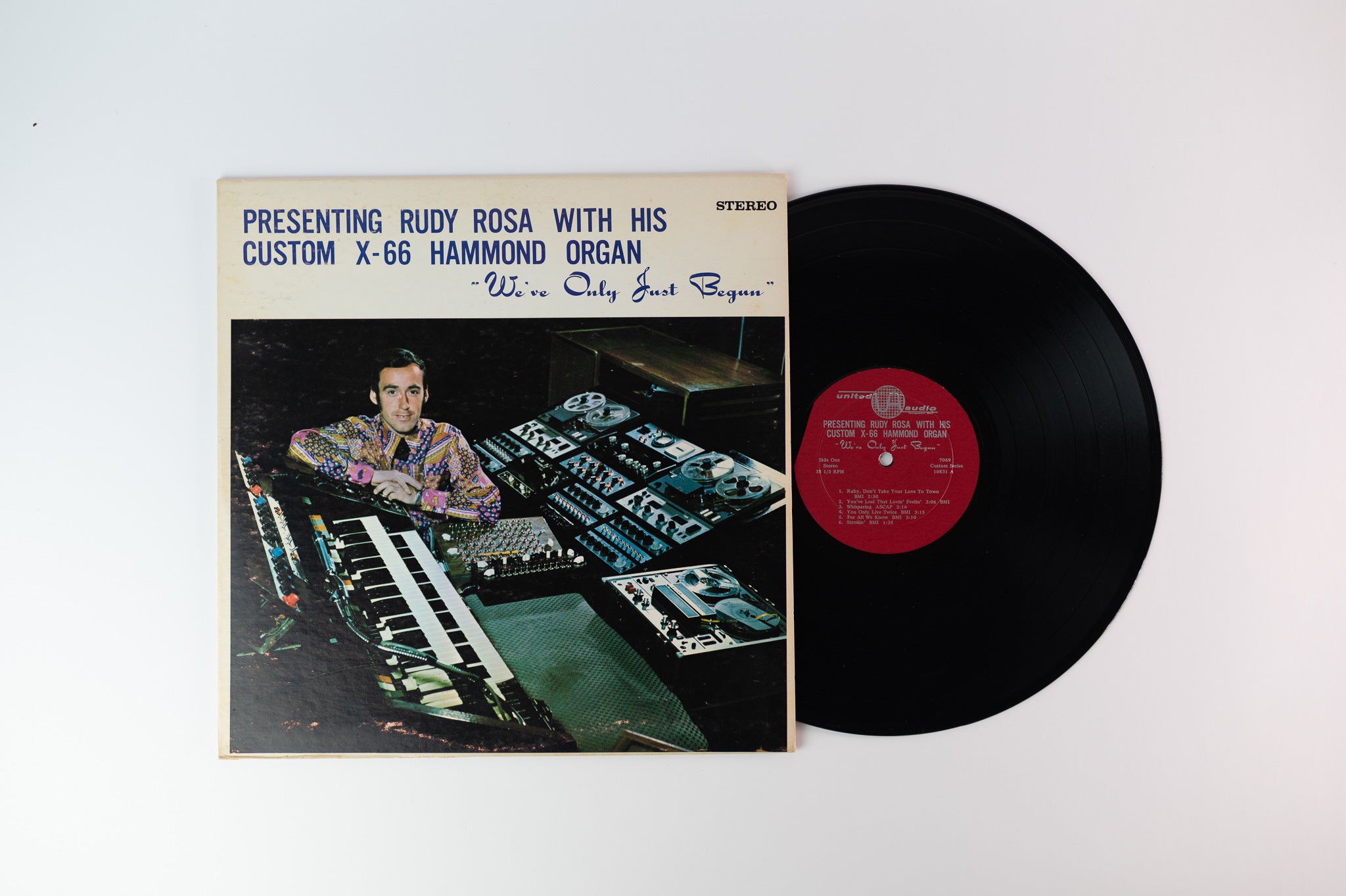 Presenting Rudy Rosa With His Custom X 66 Hammond Organ - We've Only Just Begun on United Audio