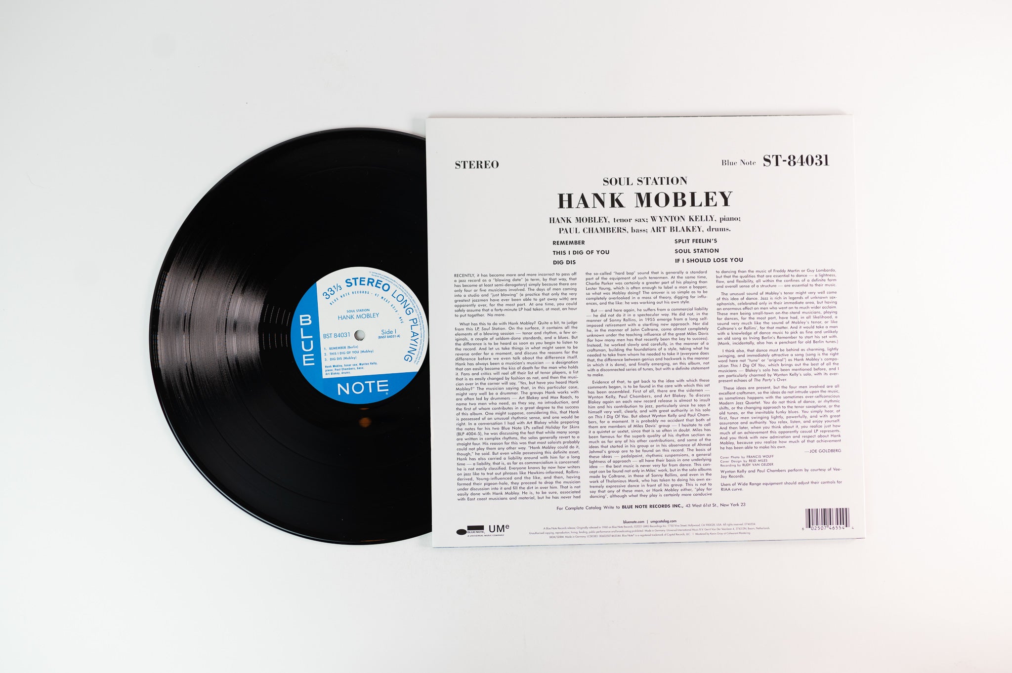 Hank Mobley - Soul Station on Blue Note Classic Vinyl Series Reissue