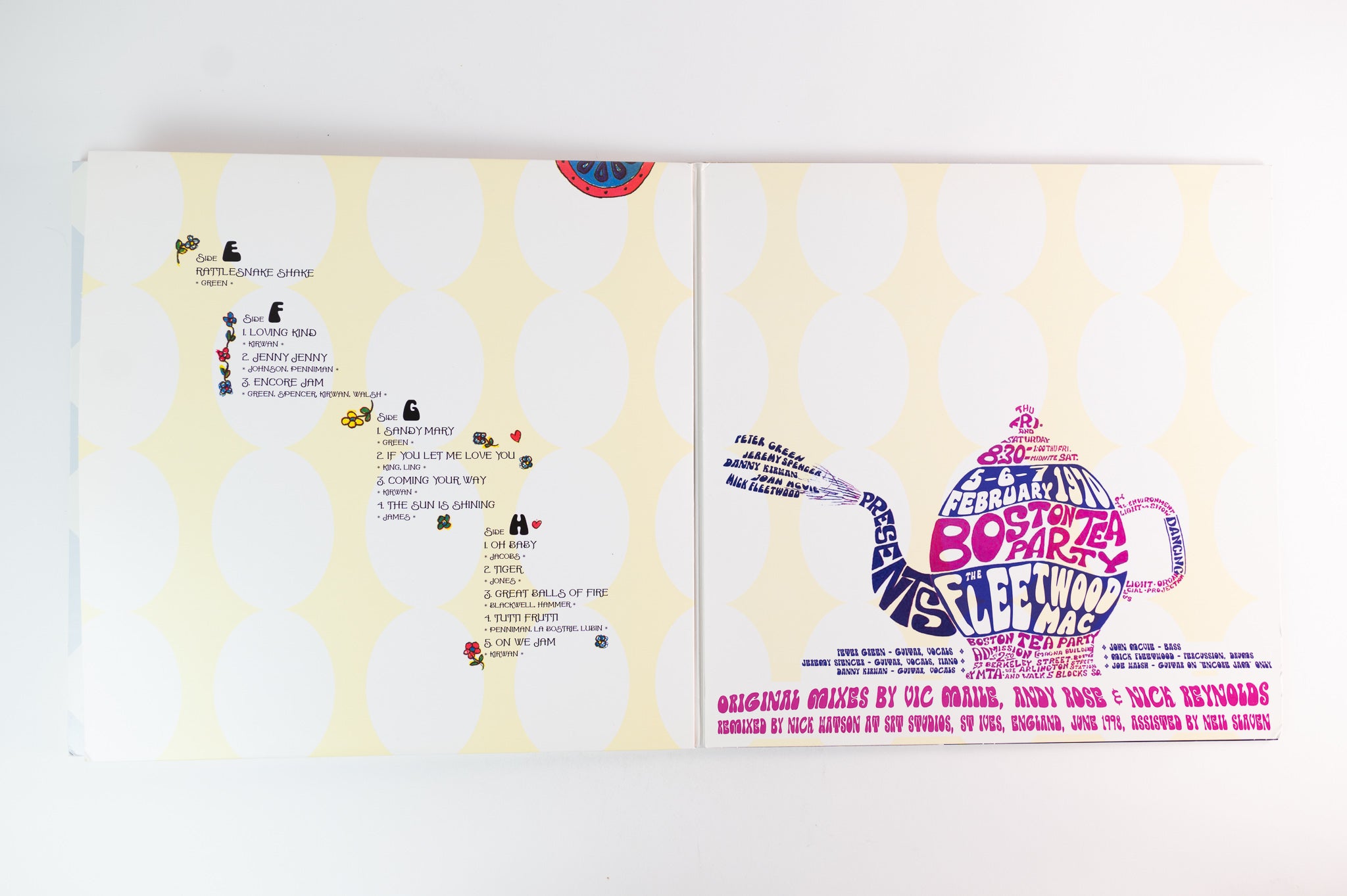 Fleetwood Mac - Live At The Boston Tea Party (Fleetwood Mac In Concert February 5, 6, 7 1970) on Vinyl Lovers