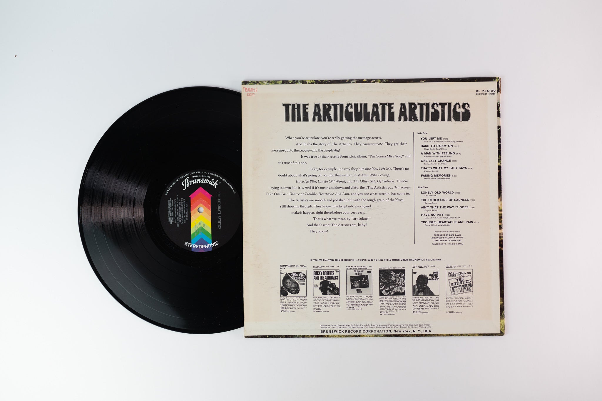 The Artistics - The Articulate Artistics on Brunswick Stereo