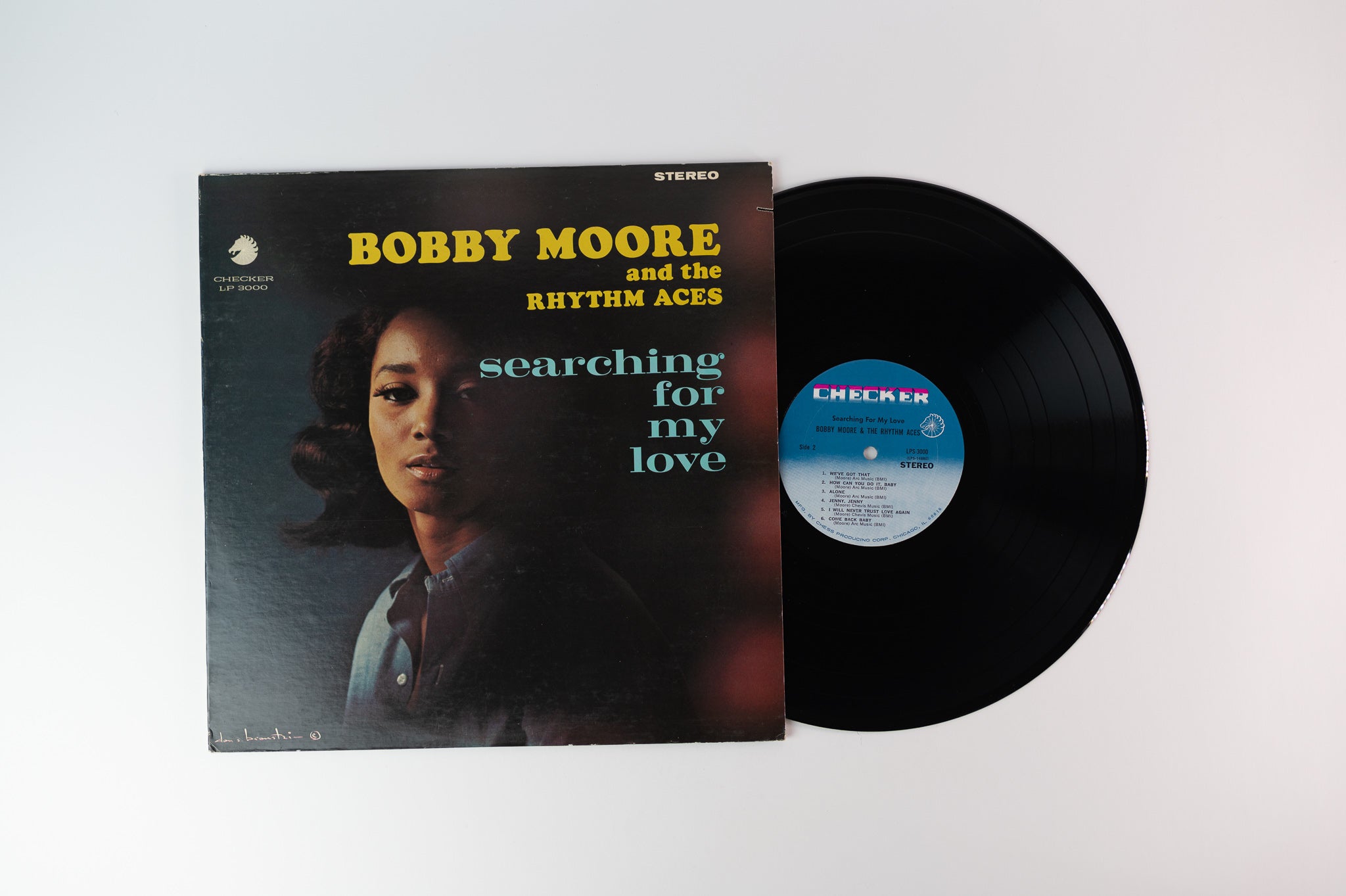 Bobby Moore & The Rhythm Aces - Searching For My Love on Checker Stereo