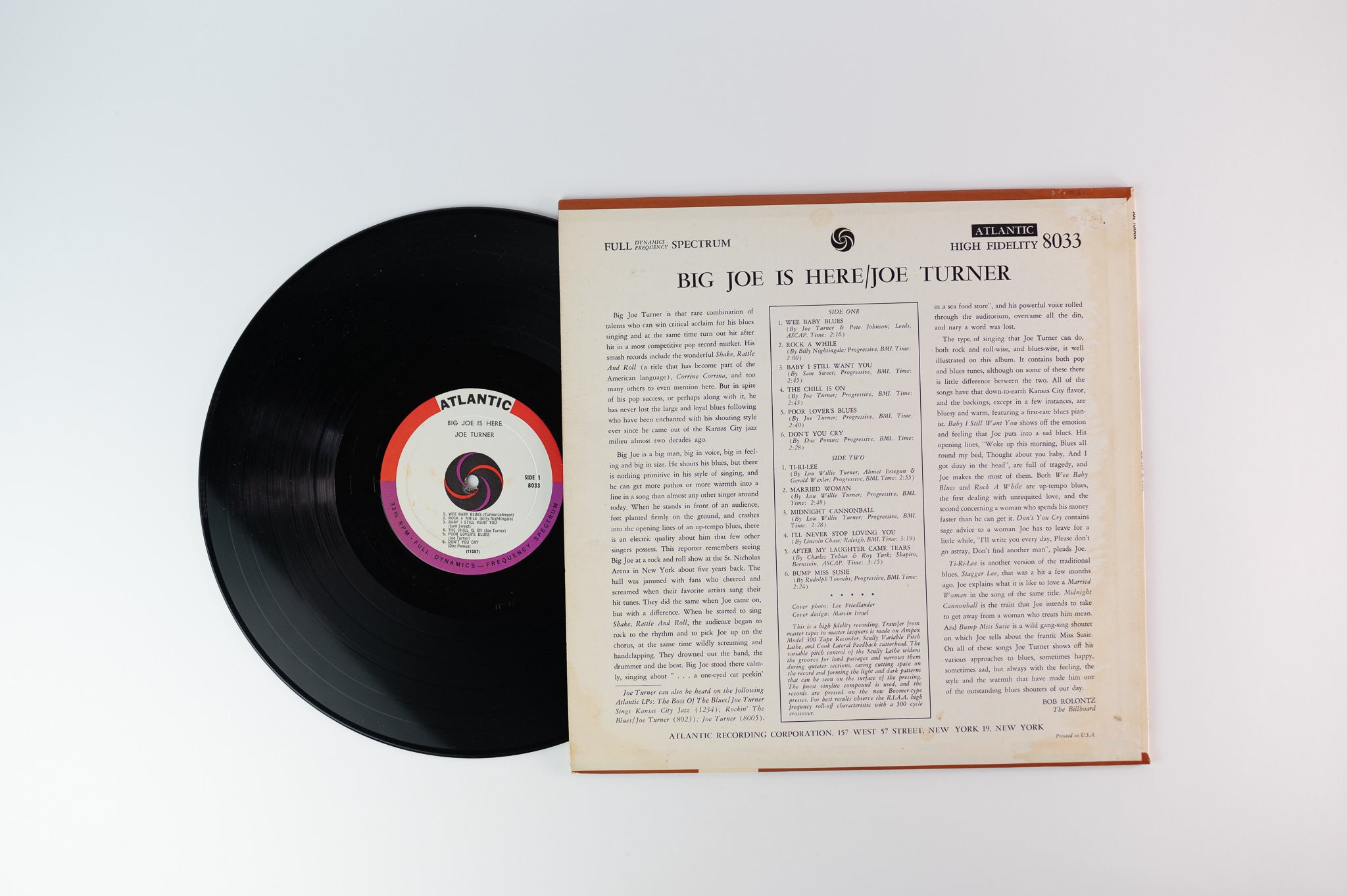 Big Joe Turner - Big Joe Is Here on Atlantic Mono