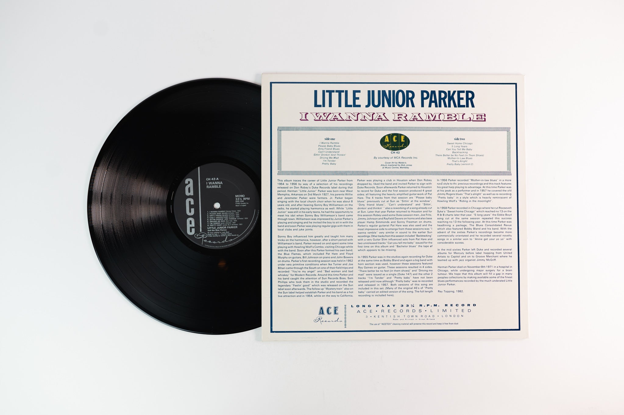 Little Junior's Blue Flames - I Wanna Ramble on ACE
