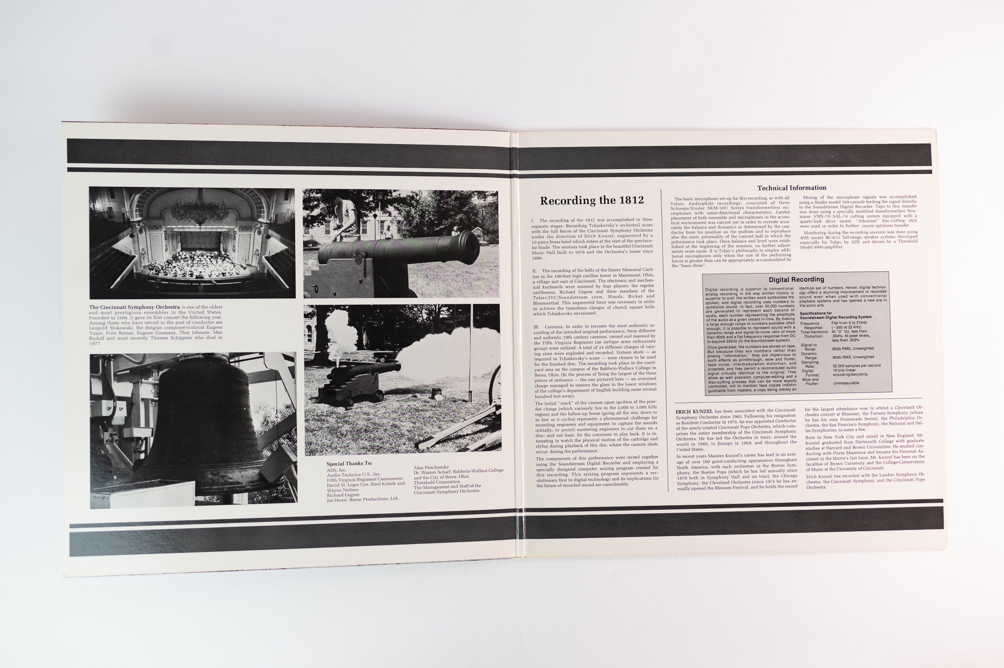 Erich Kunzel Cincinnati Symphony - Tchaikovsky 1812 Overture on Telarc Digital