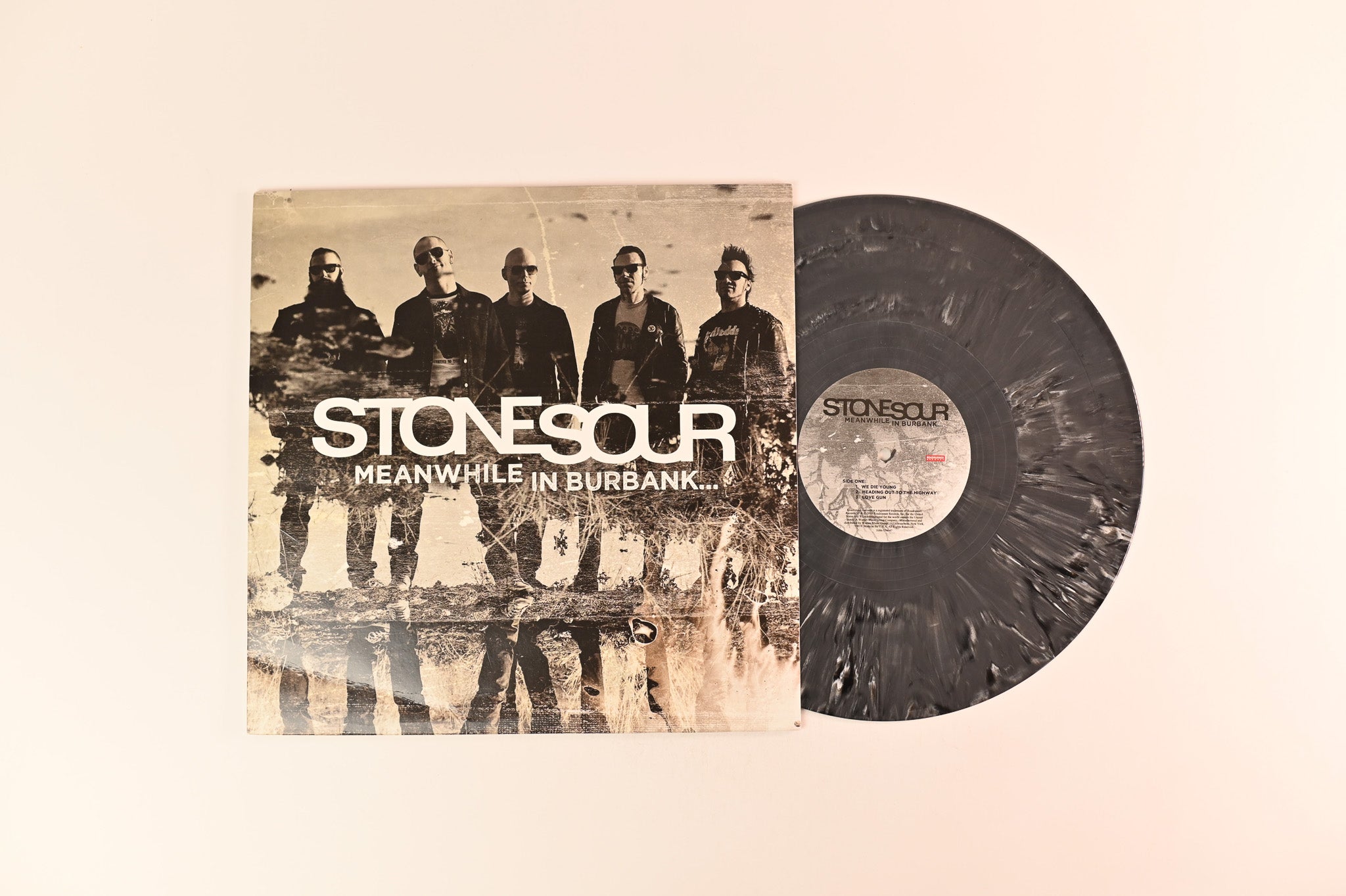 Stone Sour - Meanwhile In Burbank... on Roadrunner Ltd RSD 2015 Black Splatter