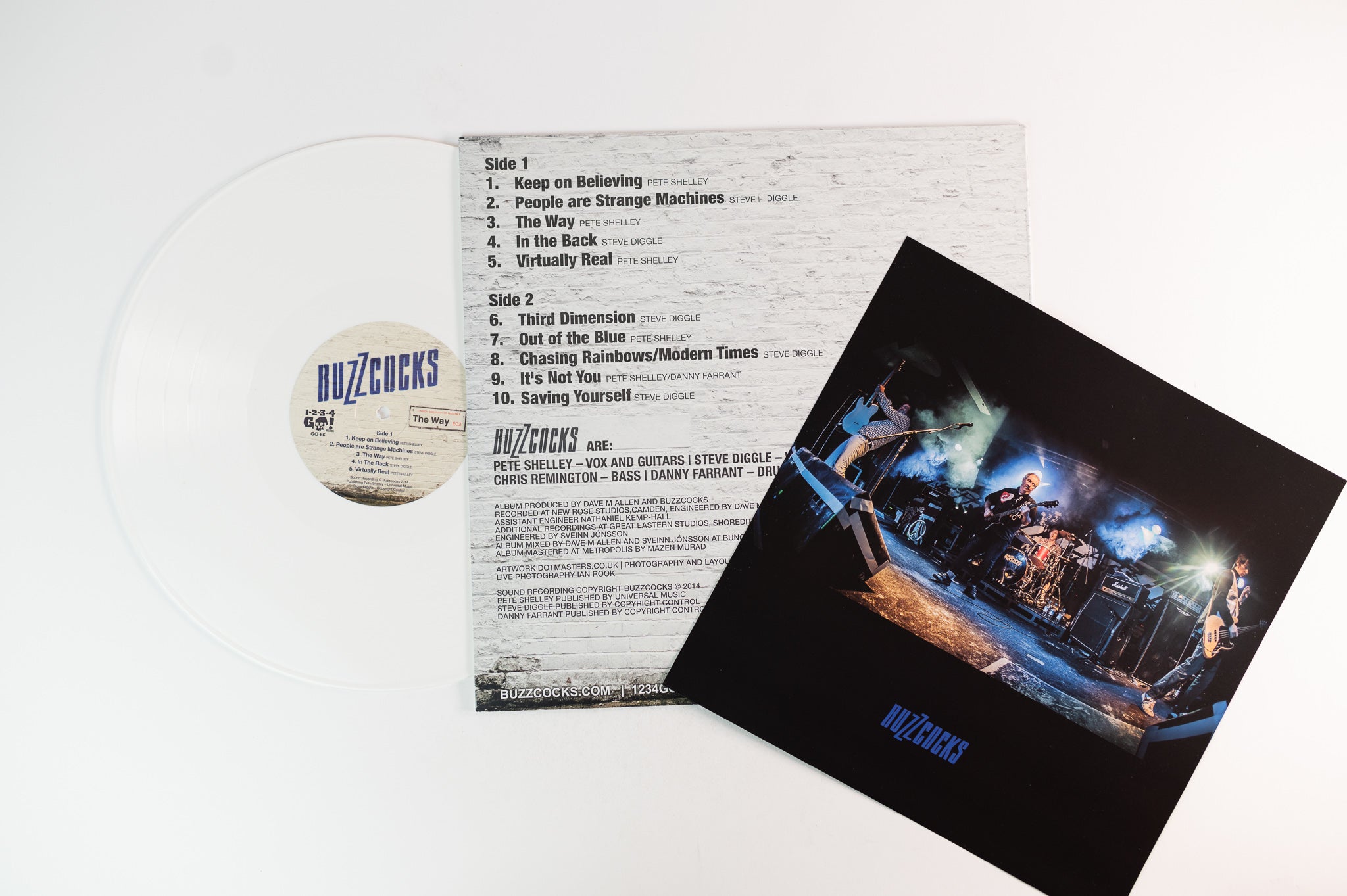 Buzzcocks - The Way on 1234 Go White Vinyl