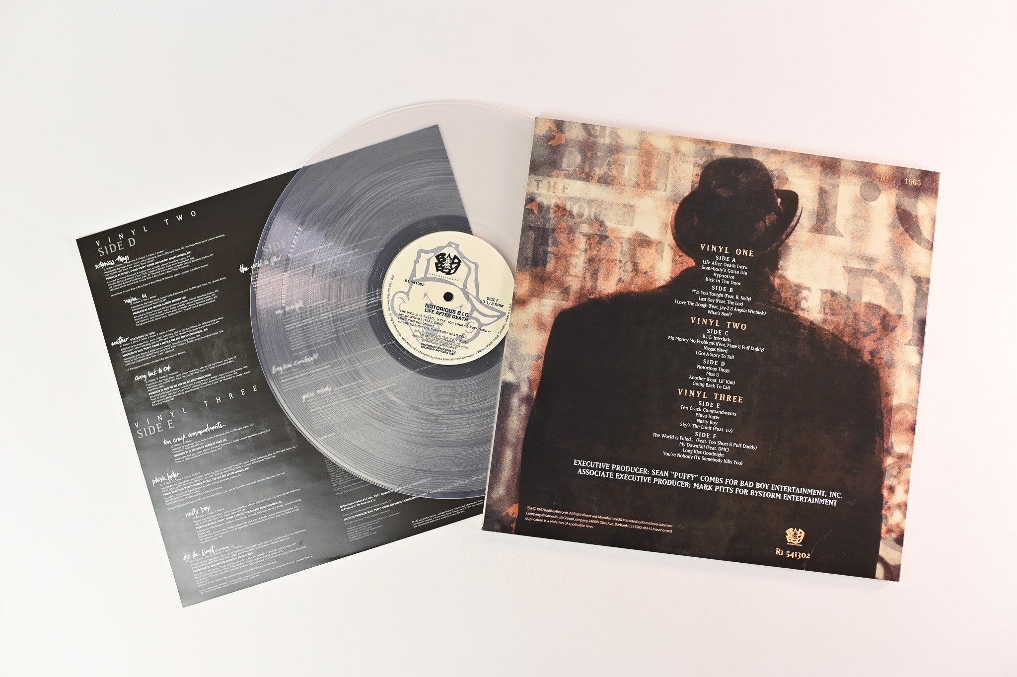 Notorious B.I.G. - Life After Death on Bad Boy Limited Numbered Clear