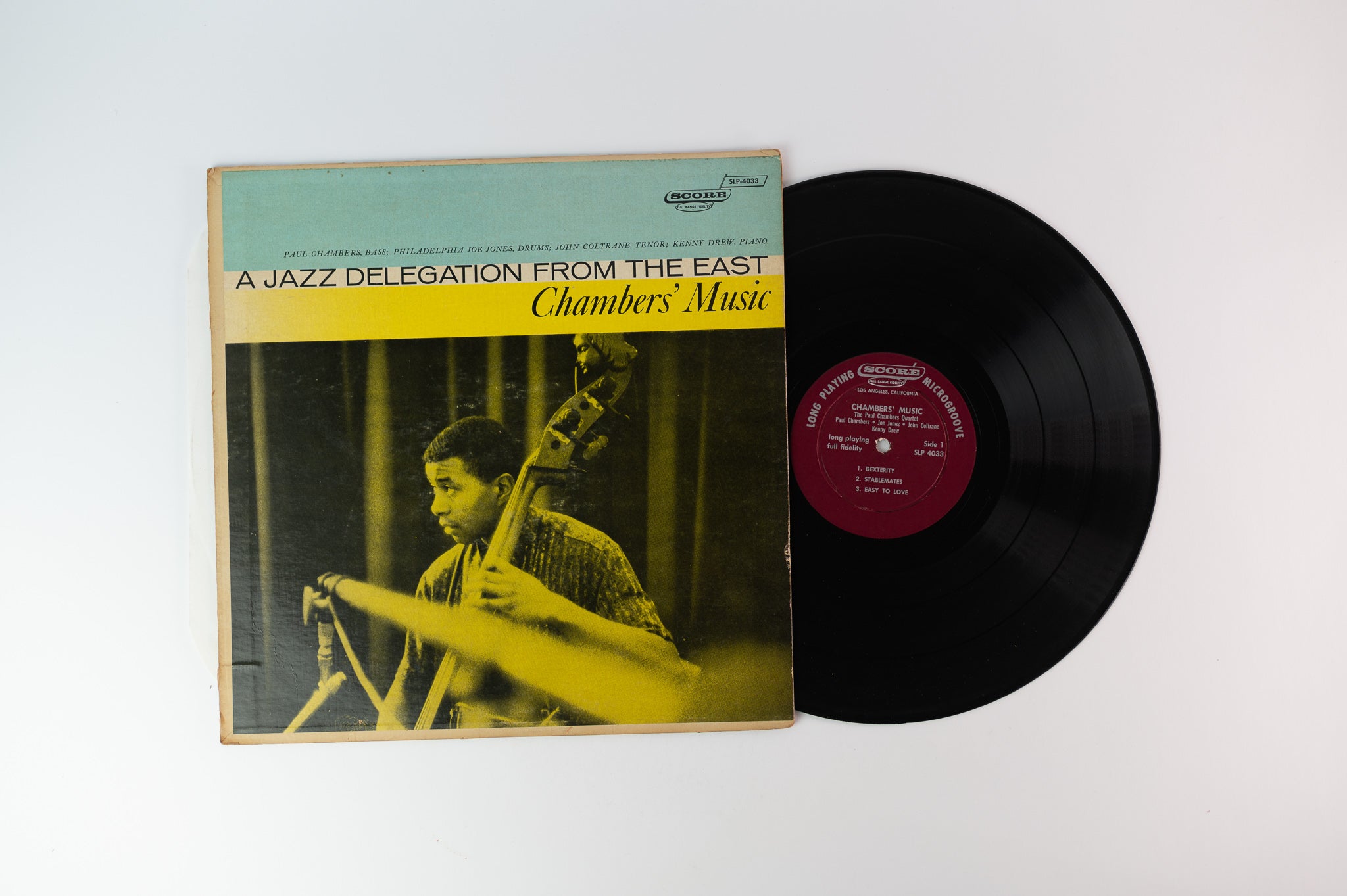Paul Chambers - Chambers' Music: A Jazz Delegation From The East on Score Mono Deep Groove