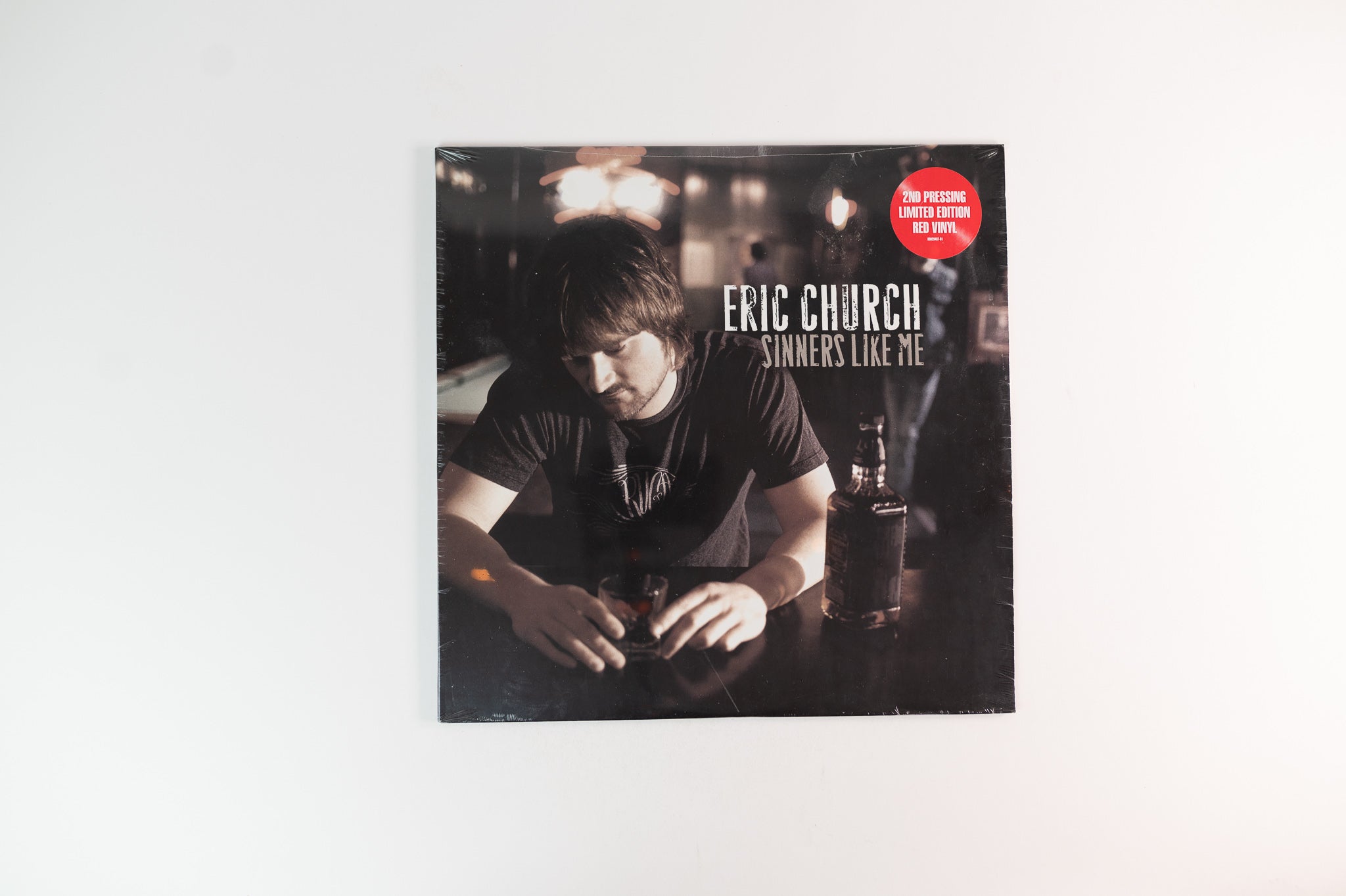 Eric Church - Sinners Like Me on Capitol Records Nashville Ltd Red Vinyl Second Press Sealed