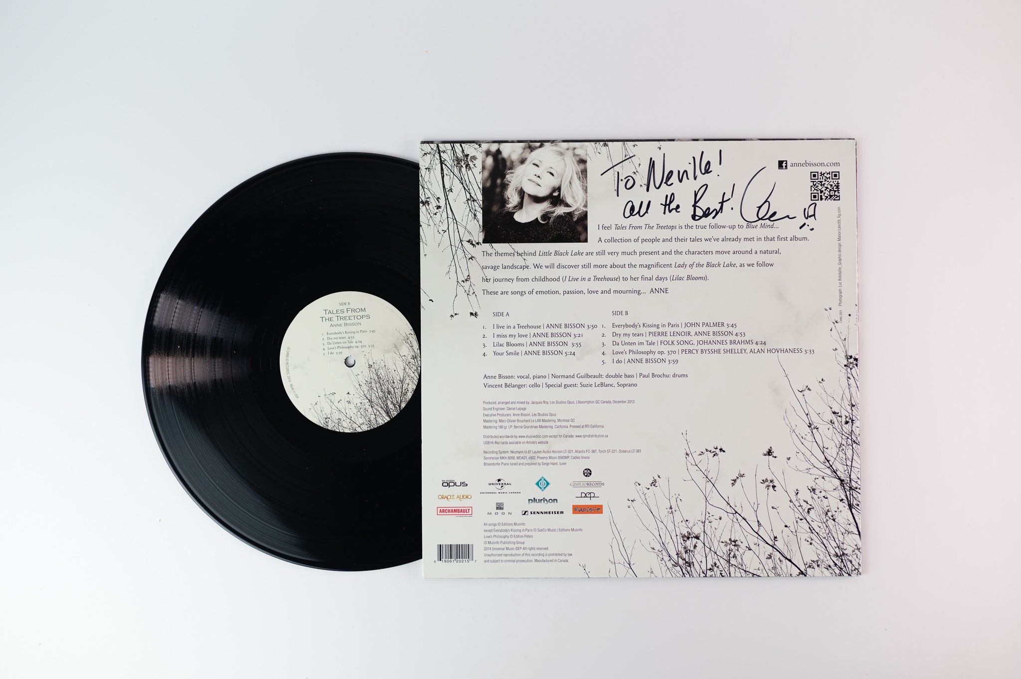 Anne Bisson - Tales From The Treetops on Camillo Canadian Pressing