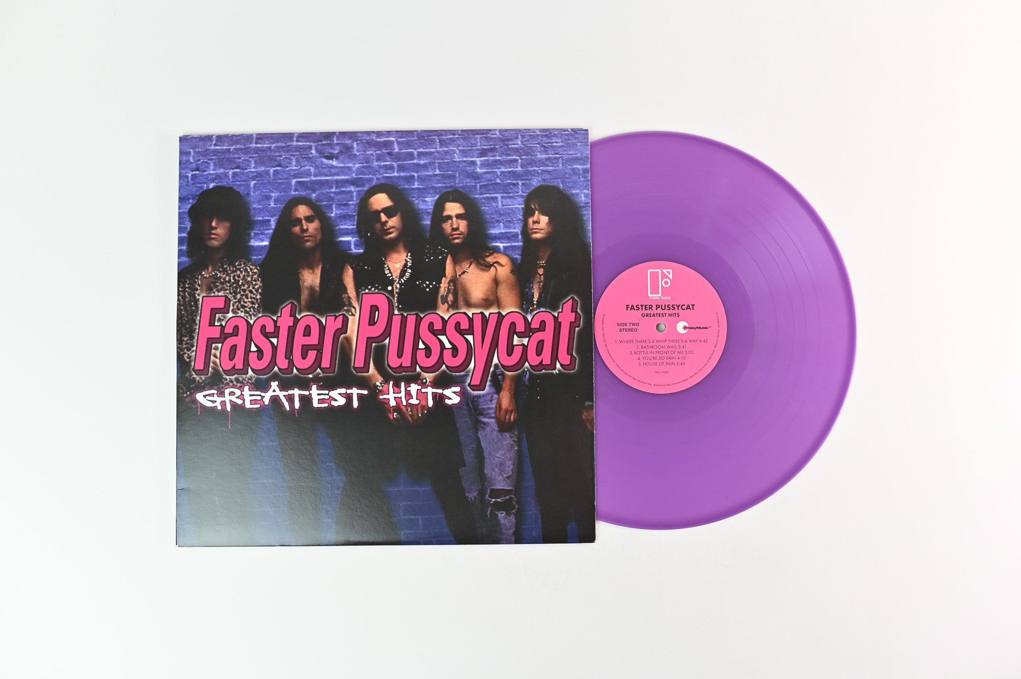Faster Pussycat - Greatest Hits on Friday Music Ltd Purple Vinyl Reissue