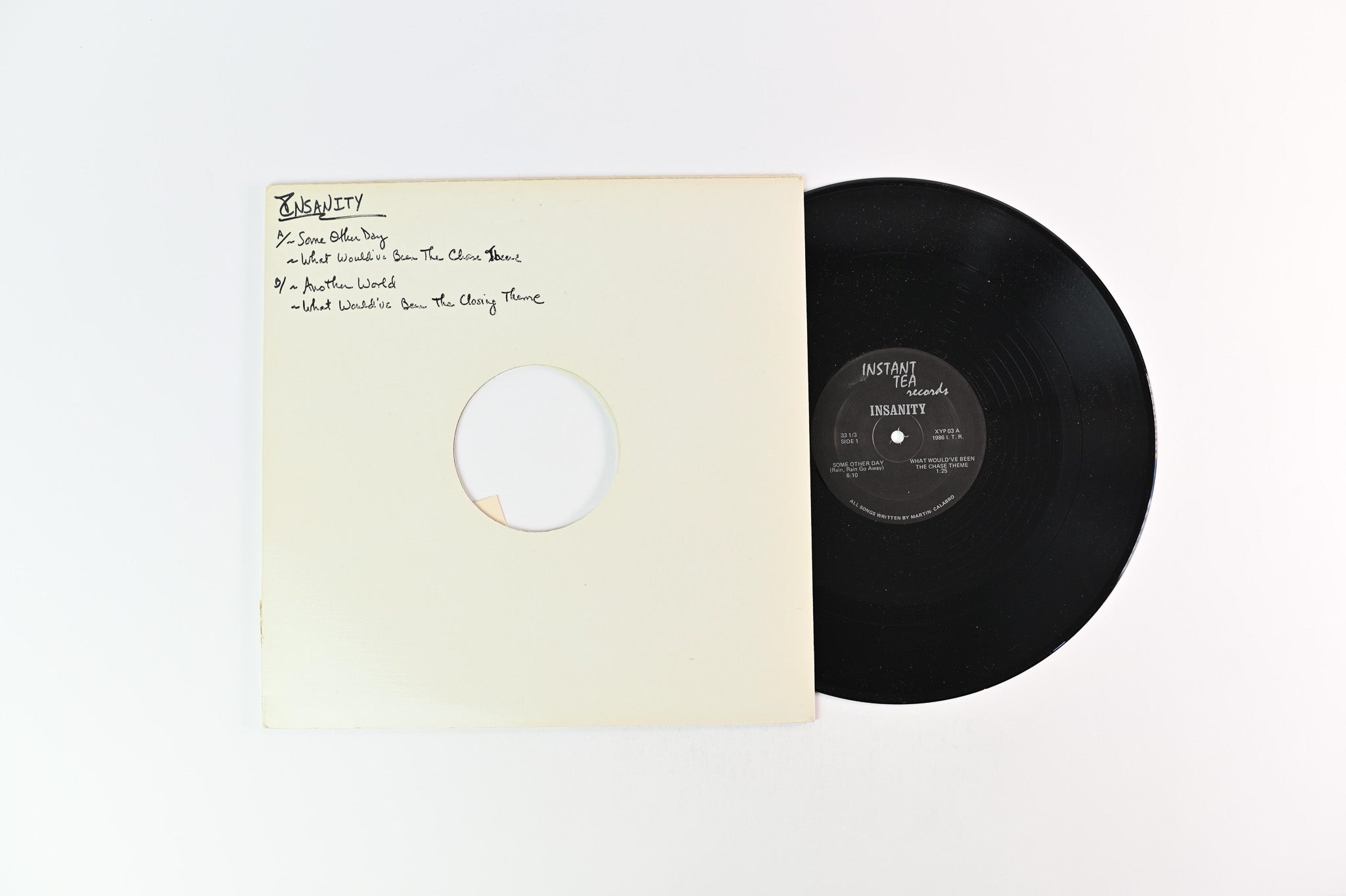 Insanity - Soundtrac W/o A Movie on Instant Tea 12" EP