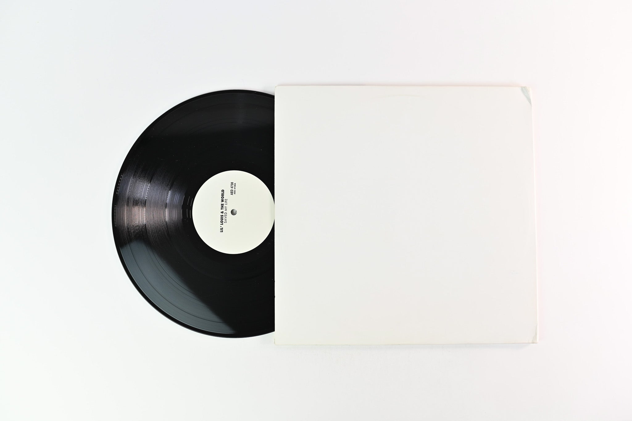Lil' Louis & The World - Saved My Life on Epic Promo 2 X 12"
