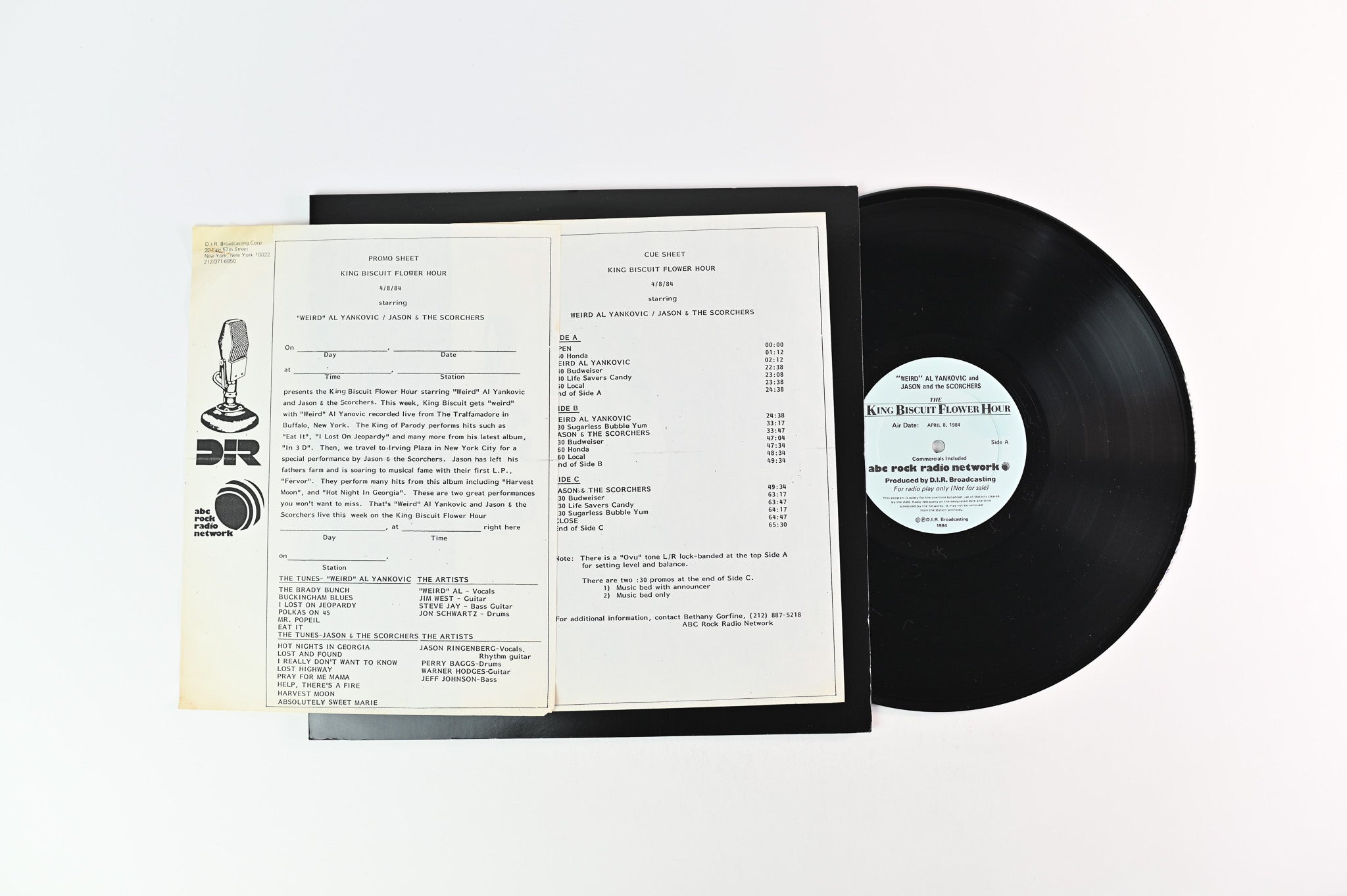 "Weird Al" Yankovic / Jason & The Scorchers - King Biscuit Flower Hour April 8 1984 Radio Show Promo