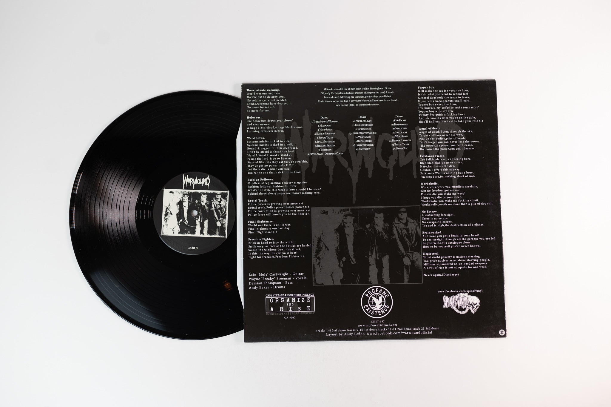 Warwound - A Huge Black Cloud: The Demos 1983 on Profane Existence