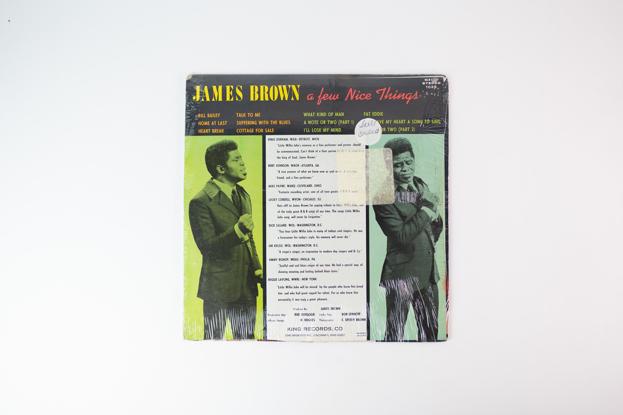 James Brown - Thinking About Little Willie John And A Few Nice Things on King