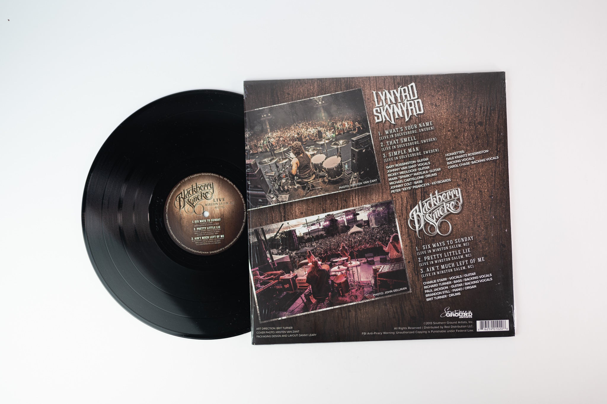 Lynyrd Skynyrd & Blackberry Smoke - Live 12" Vinyl Split on Southern Ground Artists