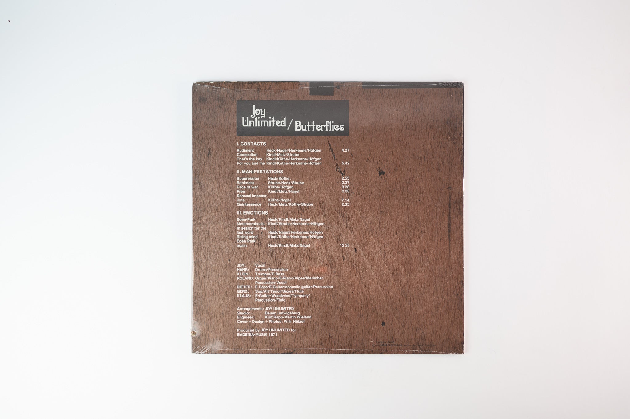 Joy Unlimited - Butterflies on BASF - Sealed
