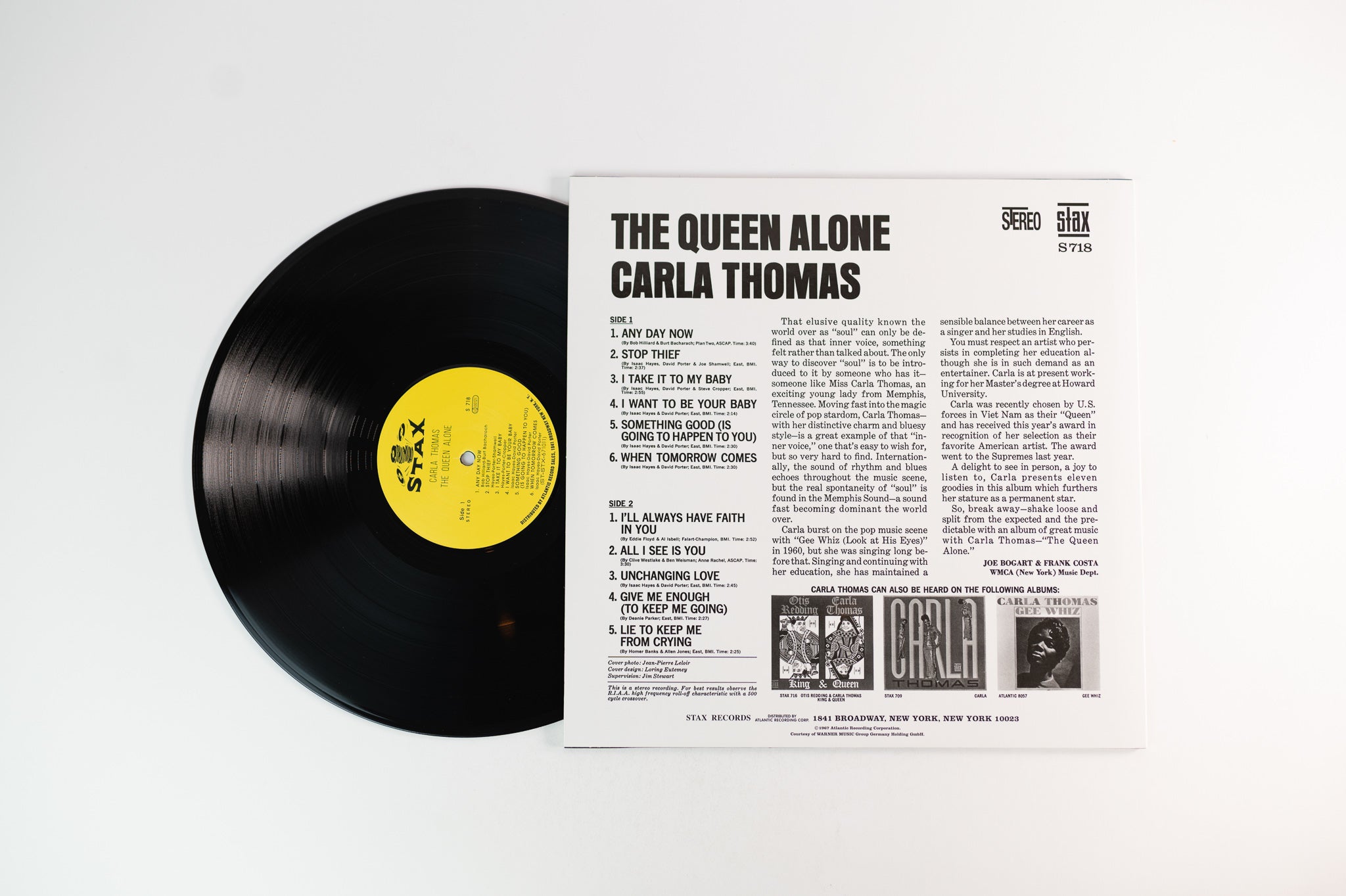 Carla Thomas - The Queen Alone on Stax Speakers Corner Reissue