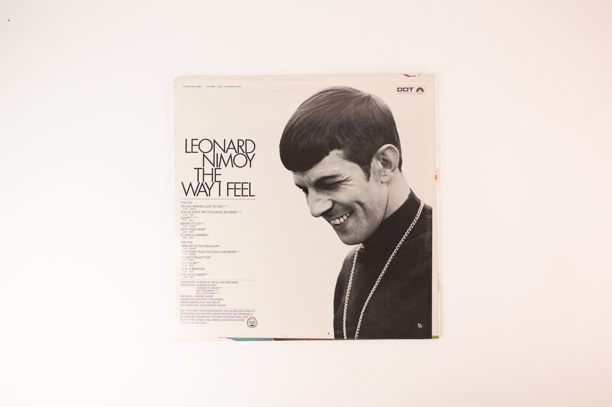 Leonard Nimoy - The Way I Feel on Dot - Sealed