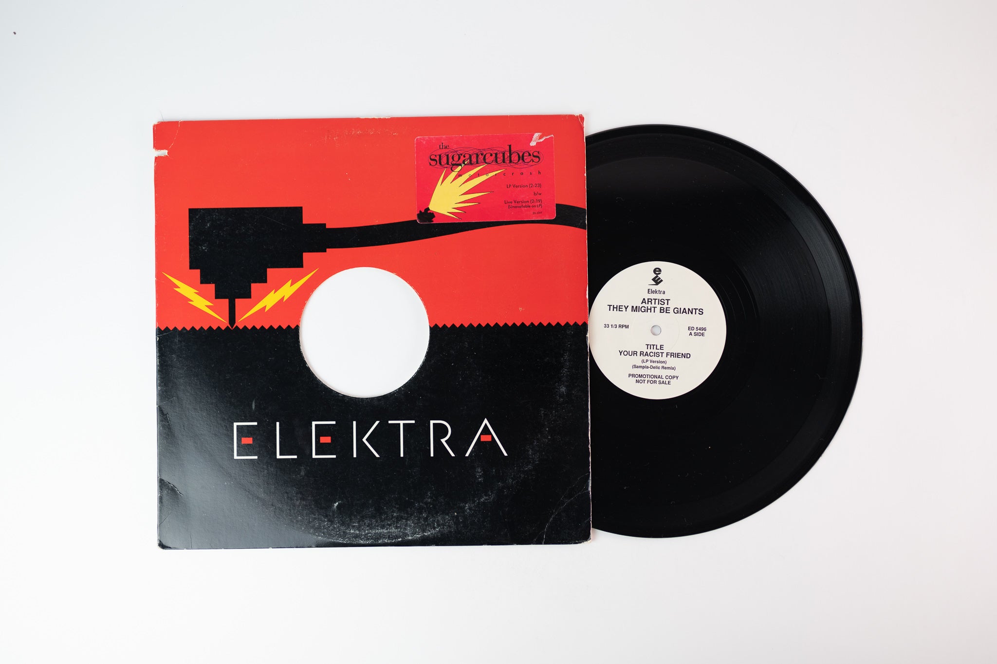 They Might Be Giants - Your Racist Friend on Elektra - 12" Single Promo