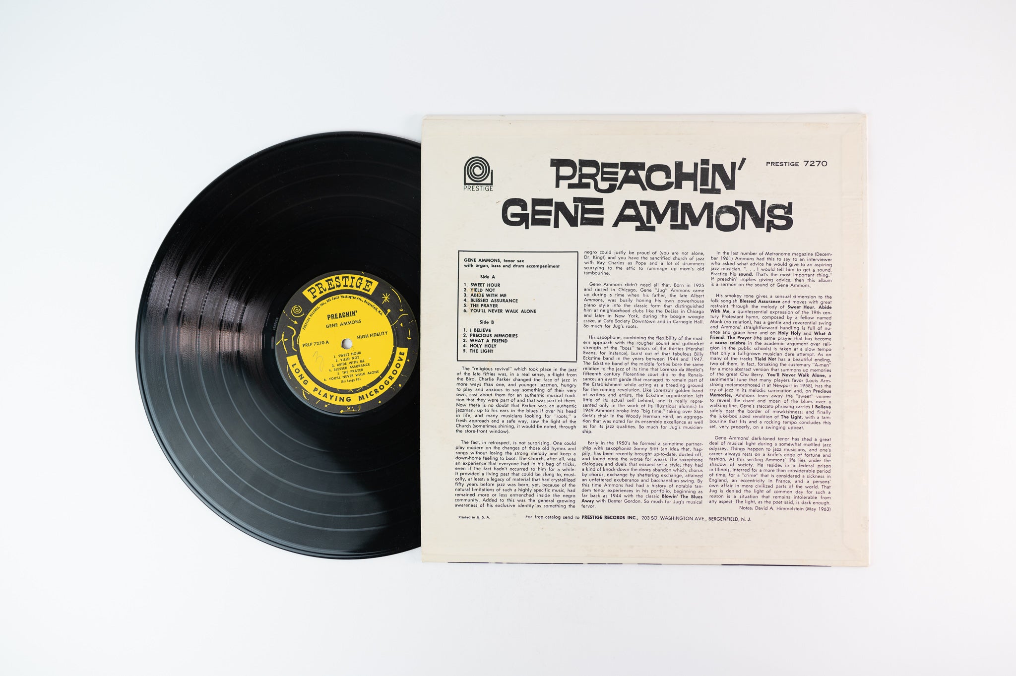 Gene Ammons - Preachin on Prestige Mono