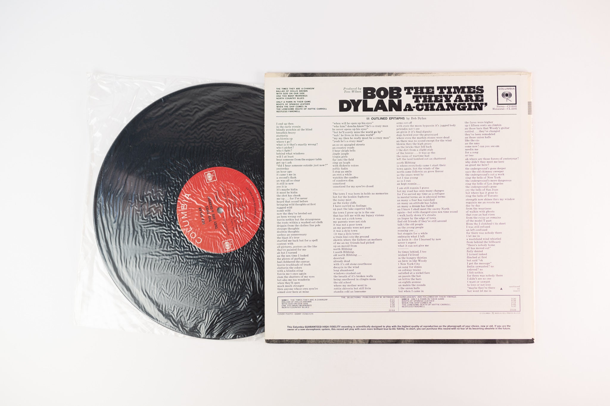 Bob Dylan - The Times They Are A-Changin' - Sealed