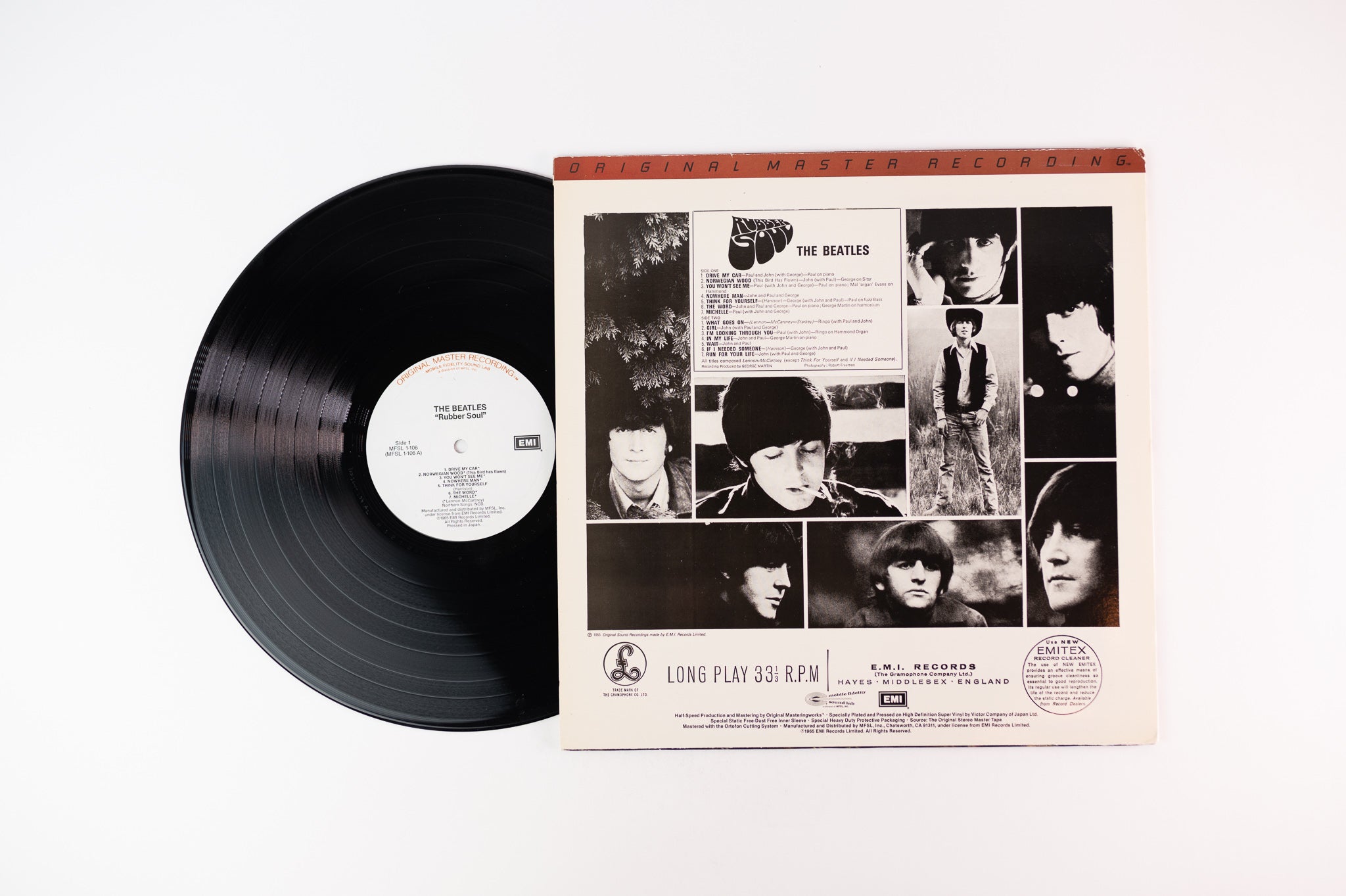 The Beatles - Rubber Soul on Mobile Fidelity Sound Lab MFSL Reissue