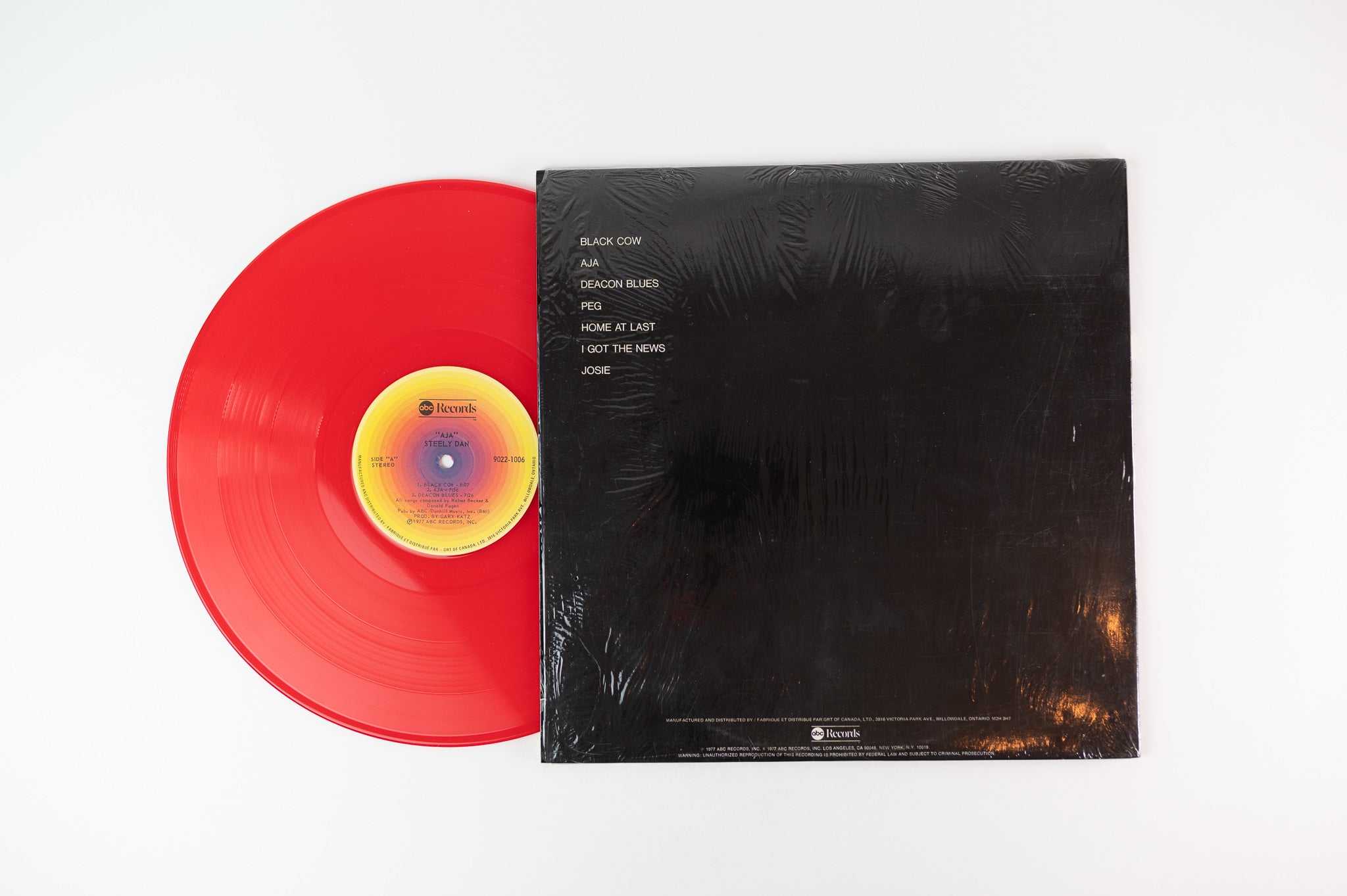 Steely Dan - Aja on ABC Red Vinyl Canadian Pressing