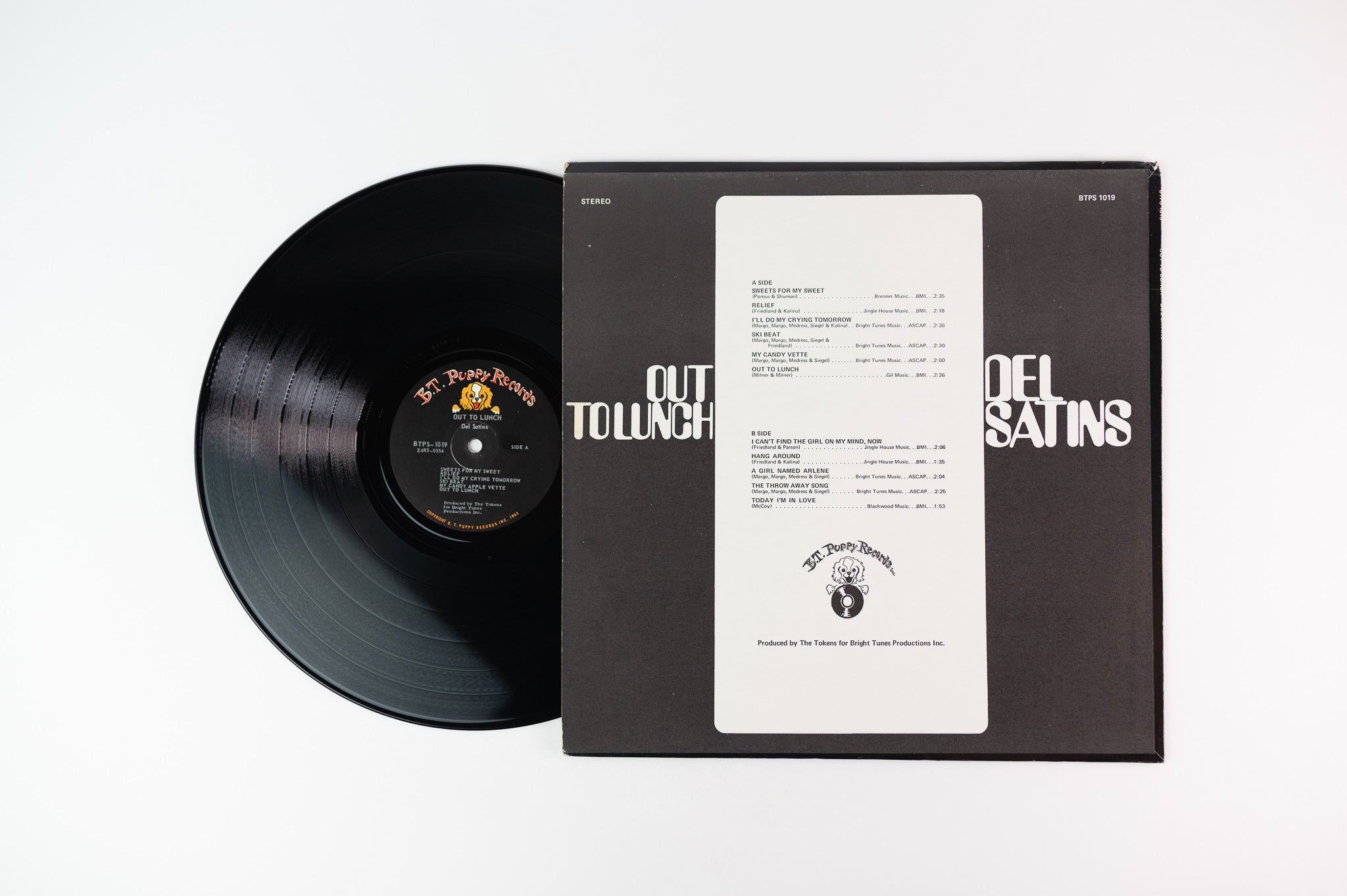 The Del-Satins - Out To Lunch on B.T. Puppy