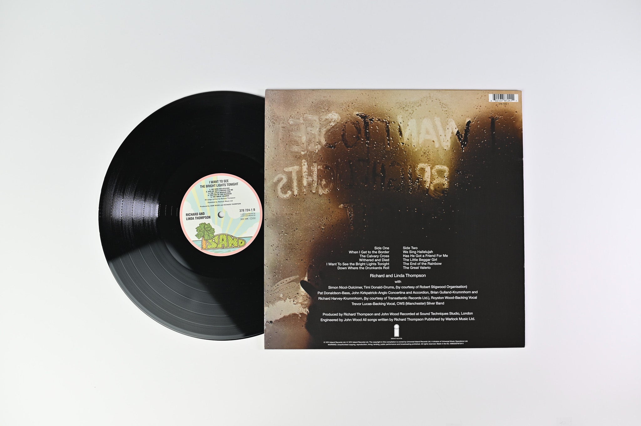 Richard & Linda Thompson - I Want To See The Bright Lights Tonight 180 Gram UK Reissue