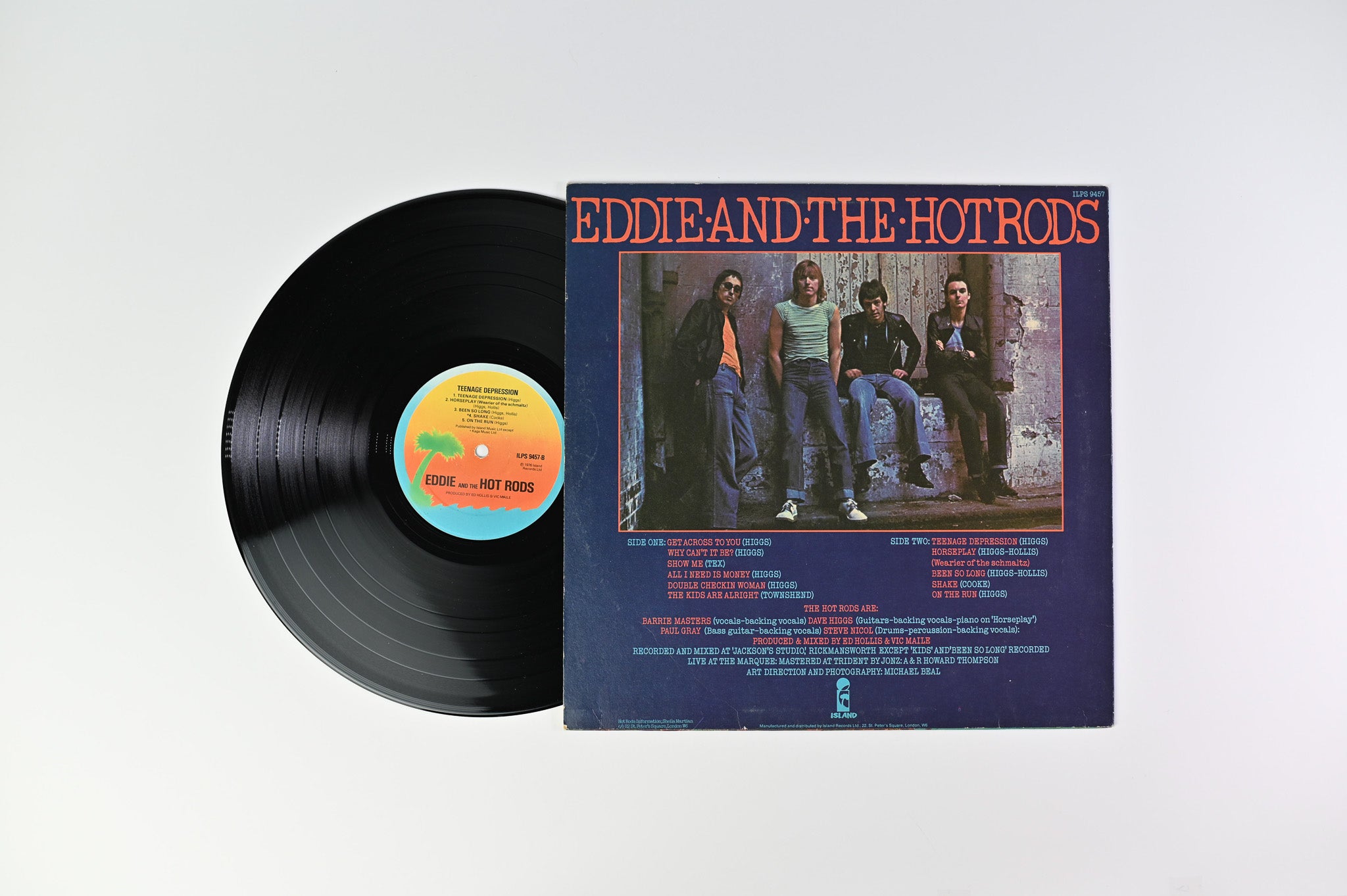 Eddie And The Hot Rods - Teenage Depression on Island UK Pressing