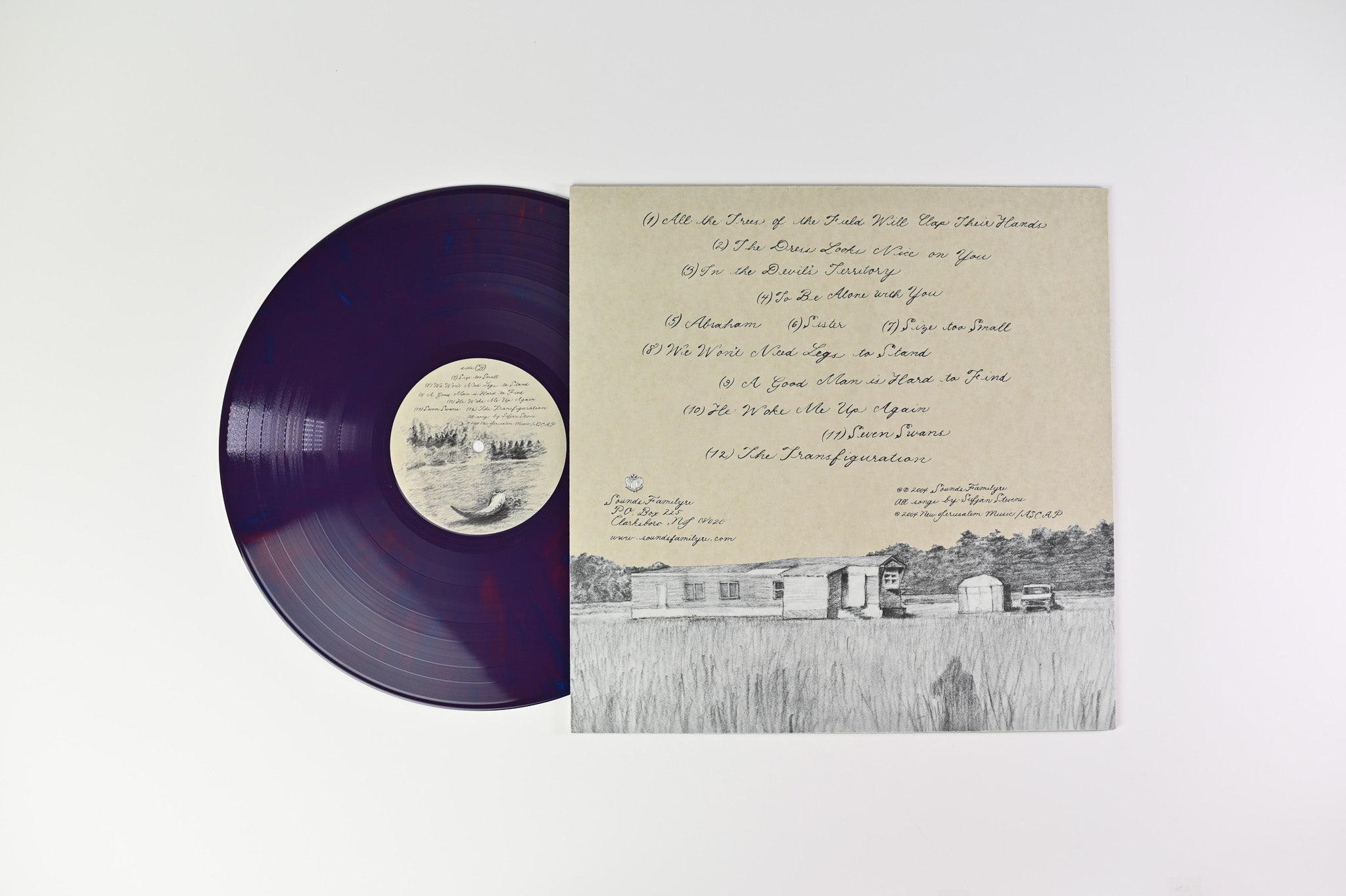 Sufjan Stevens - Seven Swans on Sounds Familyre Color Marble Reissue Plus 7"