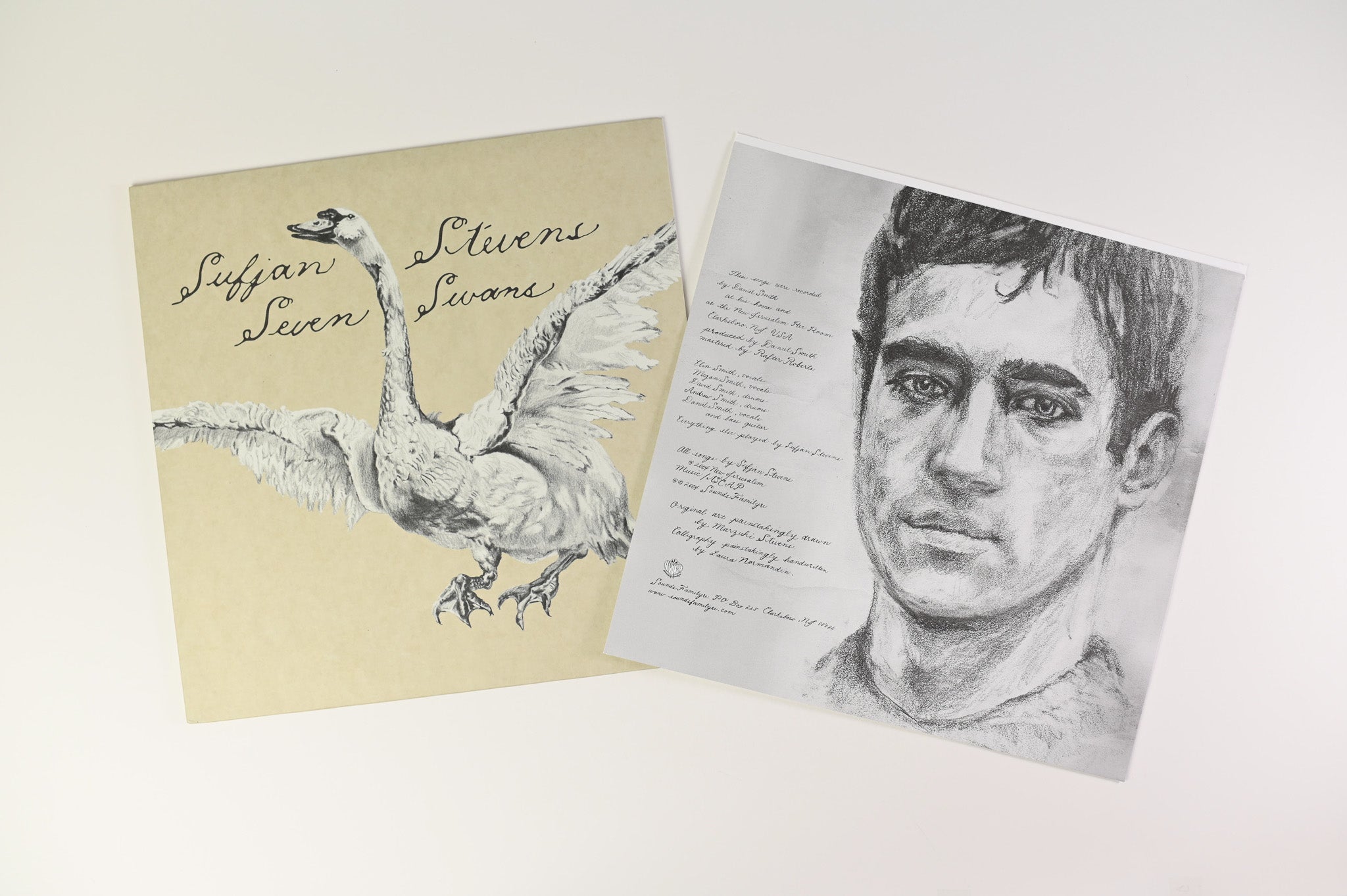 Sufjan Stevens - Seven Swans on Sounds Familyre Color Marble Reissue Plus 7"