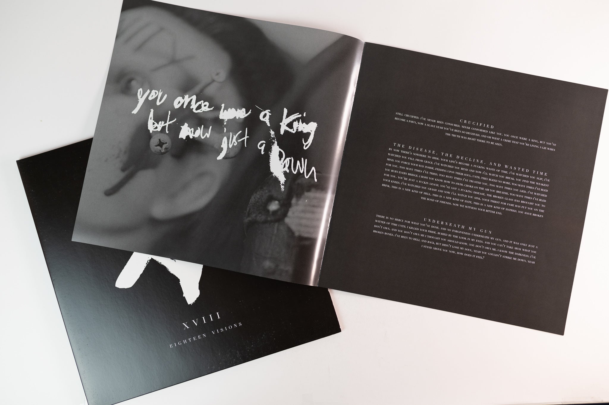 Eighteen Visions - XVIII on Rise Records - White & Black Split Vinyl